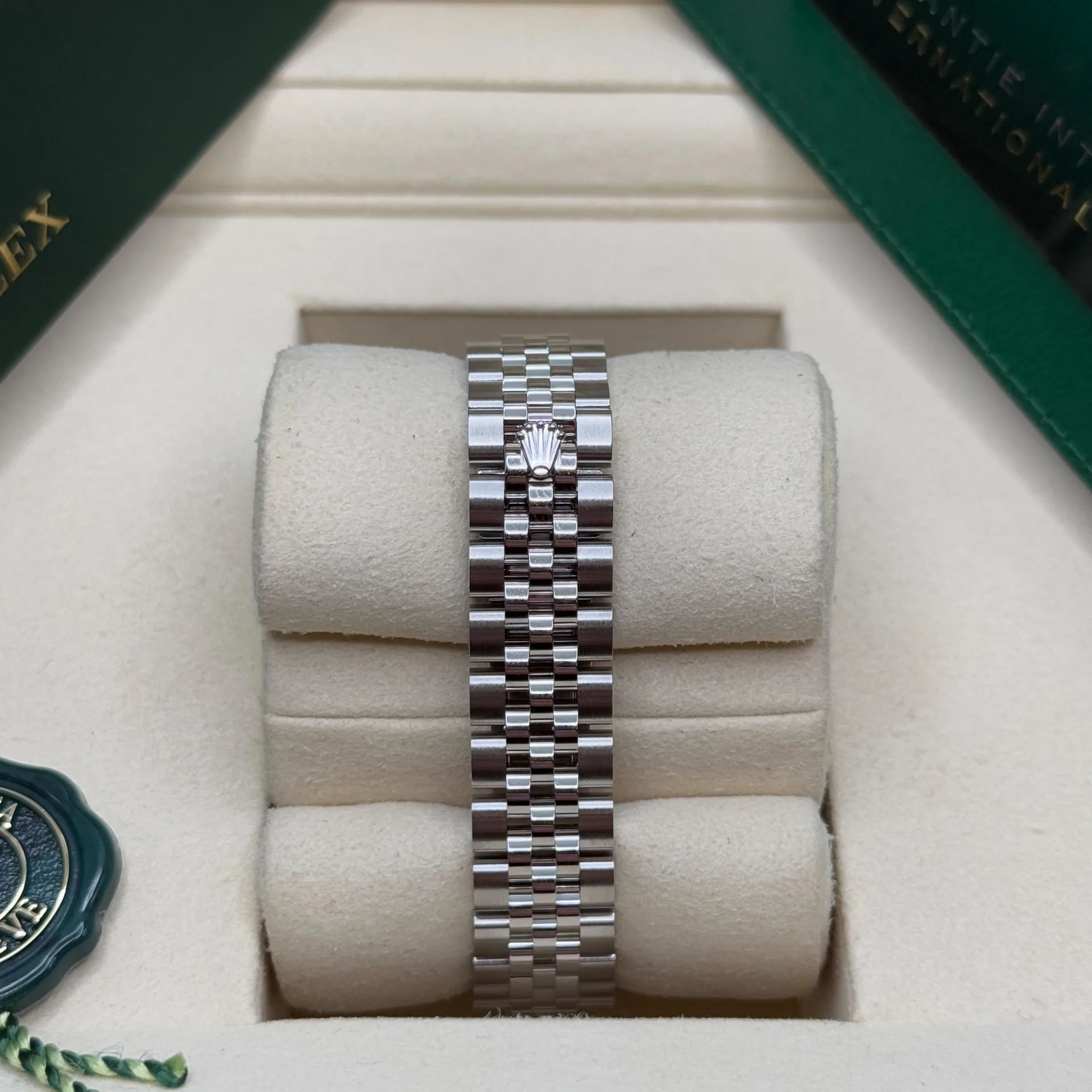 RLX Lady-Datejust 28mm 279174 Silver Diamond Dial Oyster Bracelet