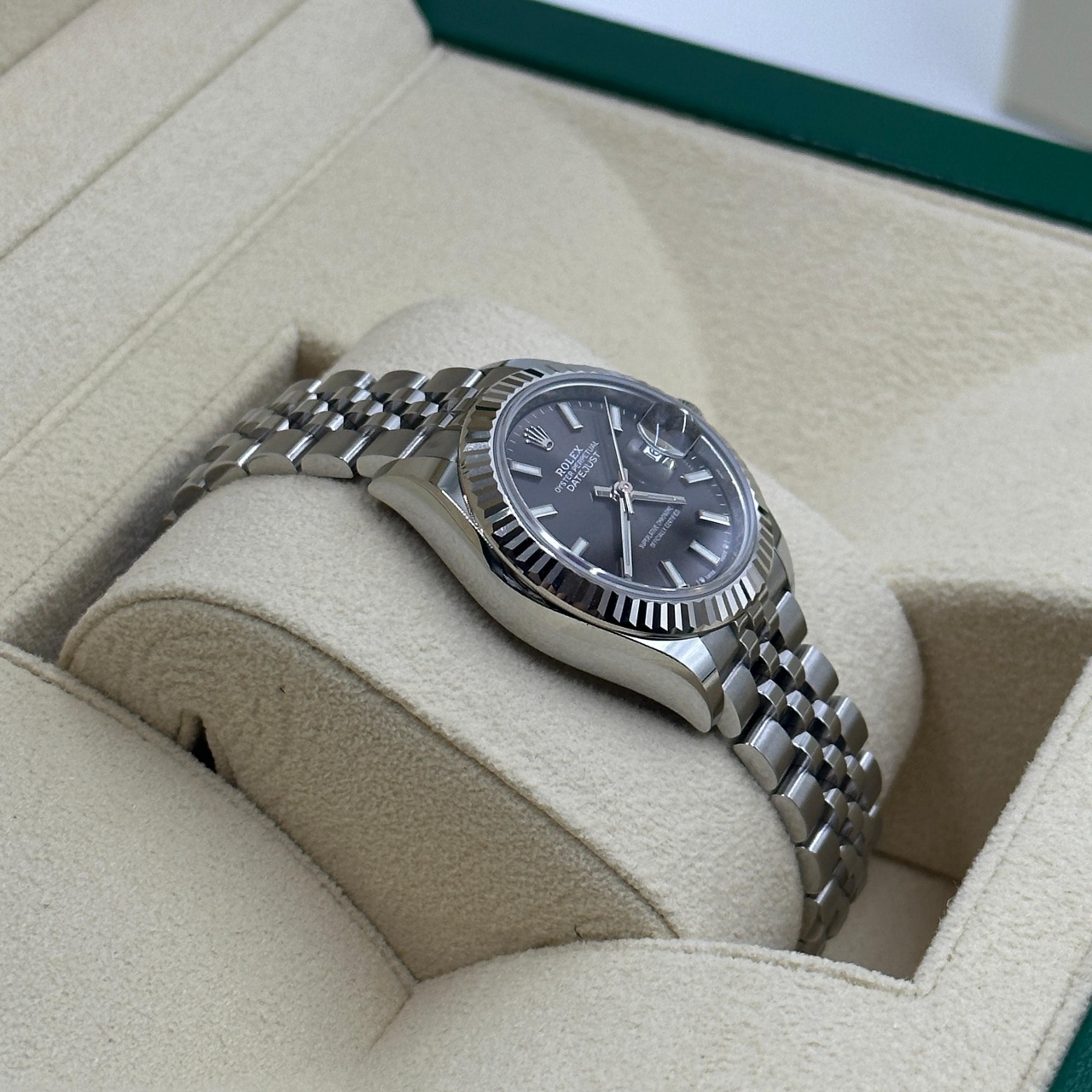 RLX Lady-Datejust 28mm 279174 Dark Grey Dial Oyster Bracelet