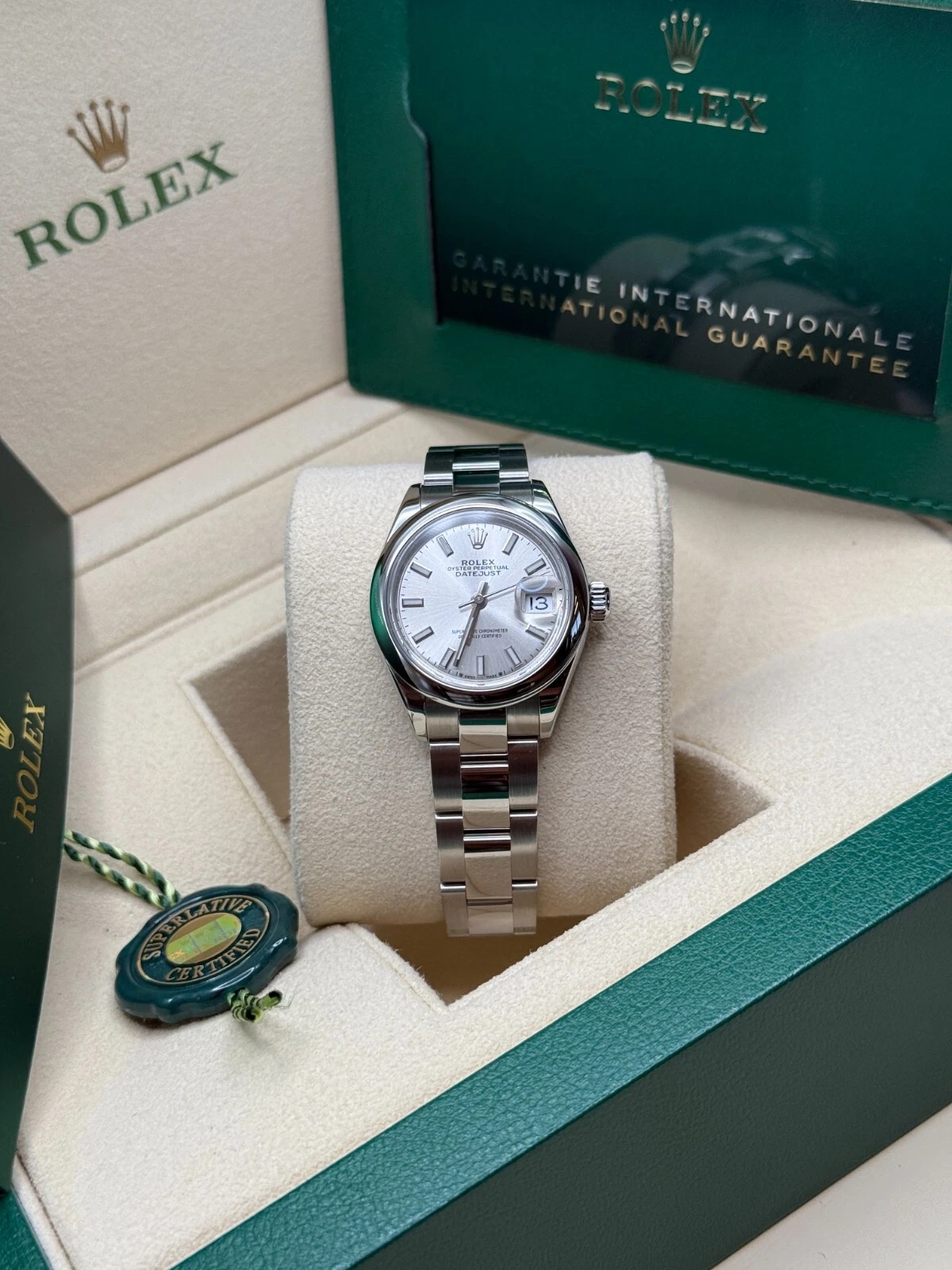 RLX Lady-Datejust 28mm  m279160 Oyster Perpetual Silver Dial Oyster Bracelet