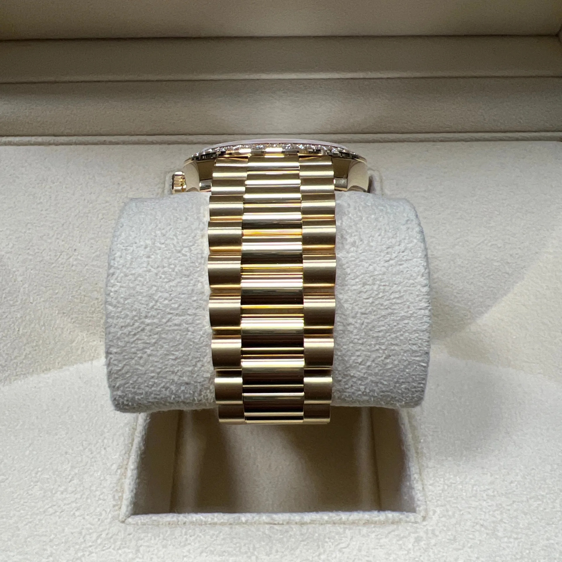 RLX Day-Date 40mm White Mother-of-Pearl Dial President Watch 228348RBR-0046