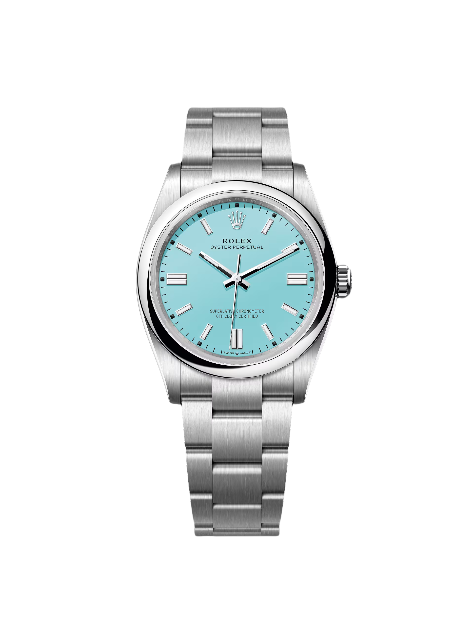 RLX Oyster Perpetual 36mm 126000-0006 Tiffany Blue Turquoise Dial