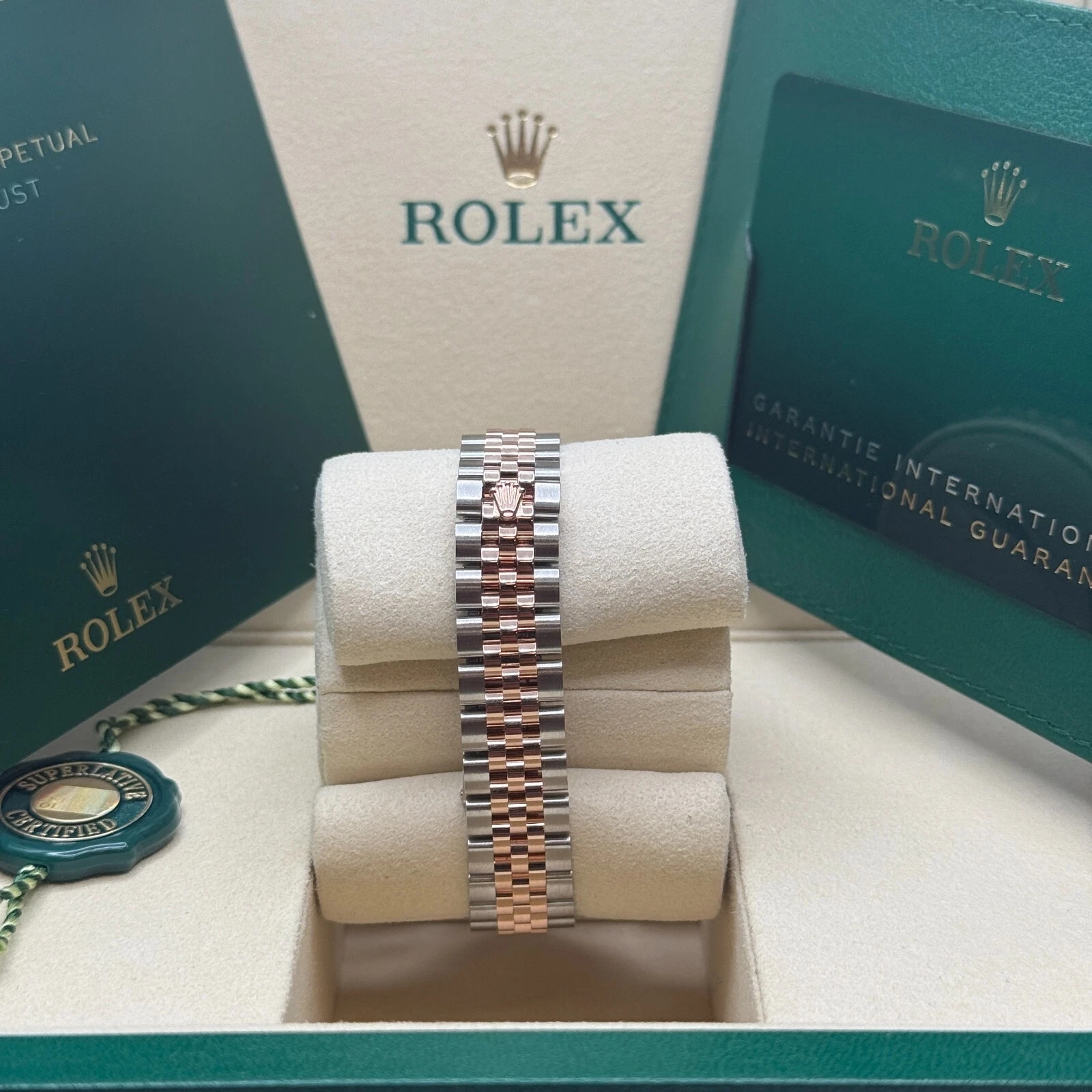 RLX Lady-Datejust 28mm 279381RBR Rose Diamond Dial Oyster Bracelet
