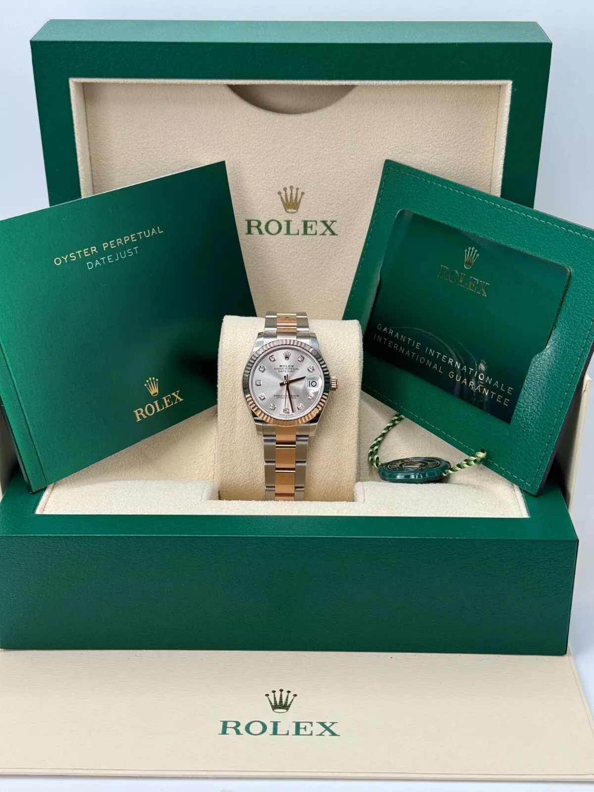 RLX Datejust m278271-0015/0016 Silver 31mm Dial Oyster Bracelet Watch