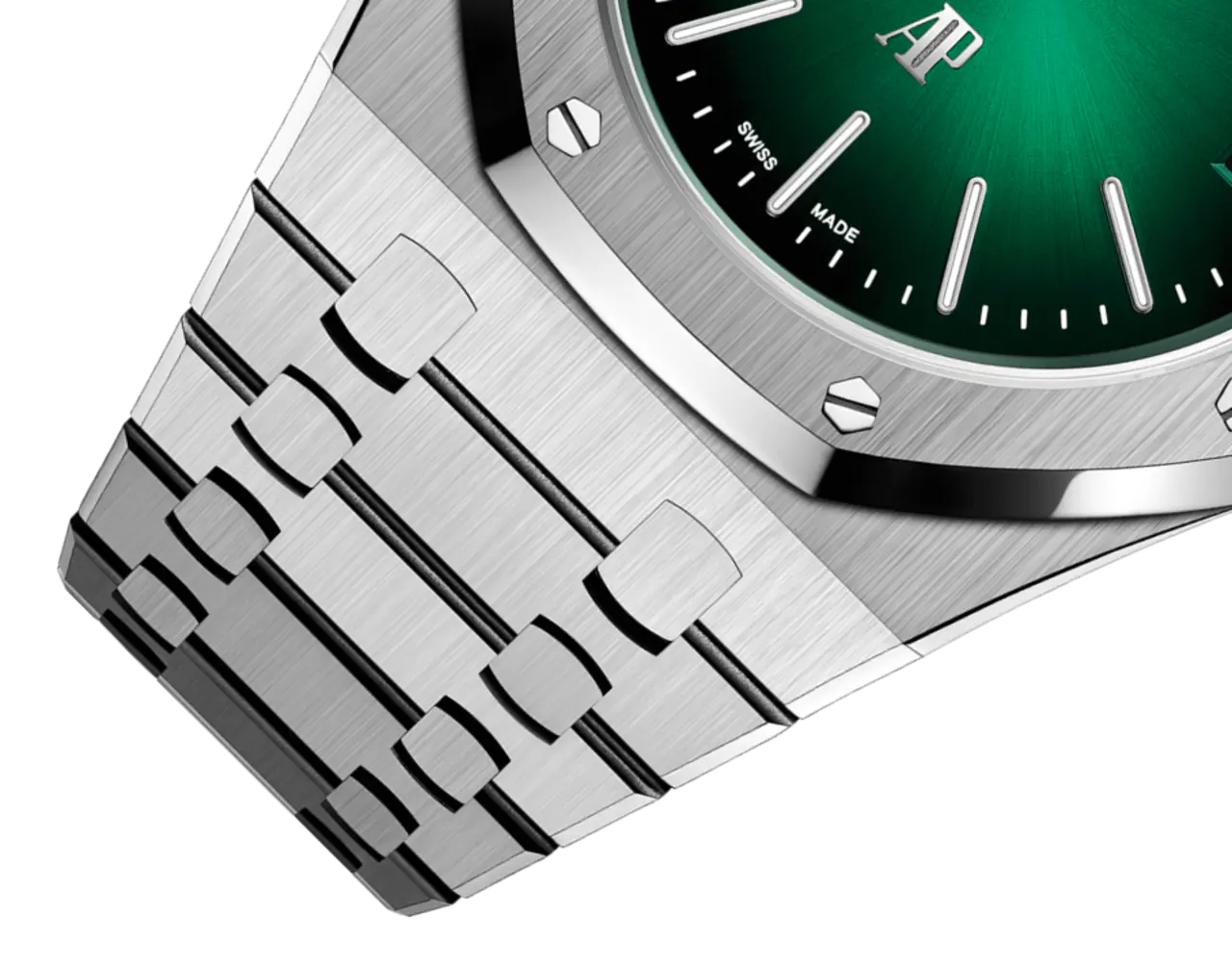 A&P ROYAL OAK “JUMBO” Smoked Green Dial 39mm