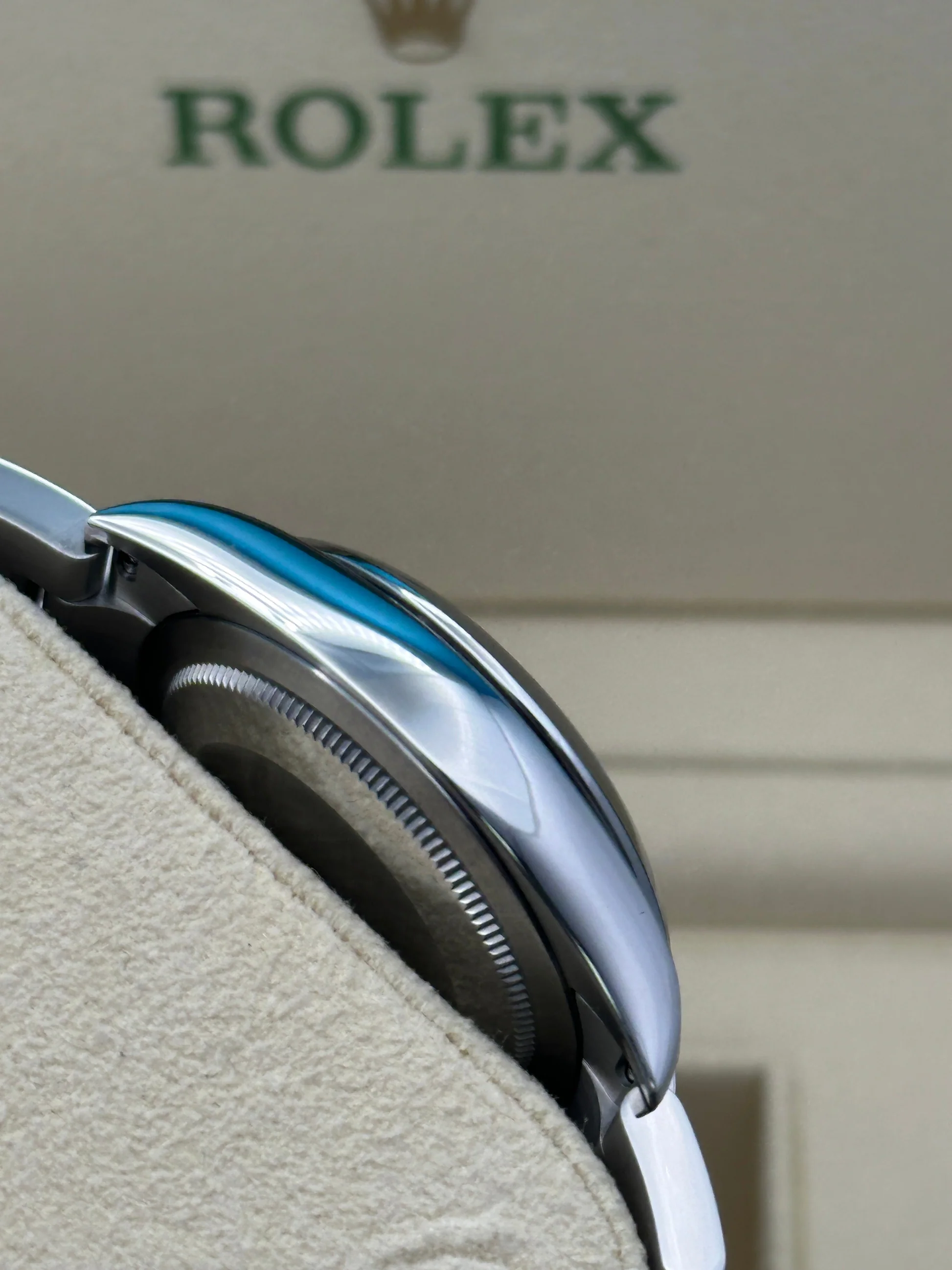 RLX Oyster Perpetual 34mm 124200-0009 Pink Dial Oyster Stainless Steel Bracelet Watch