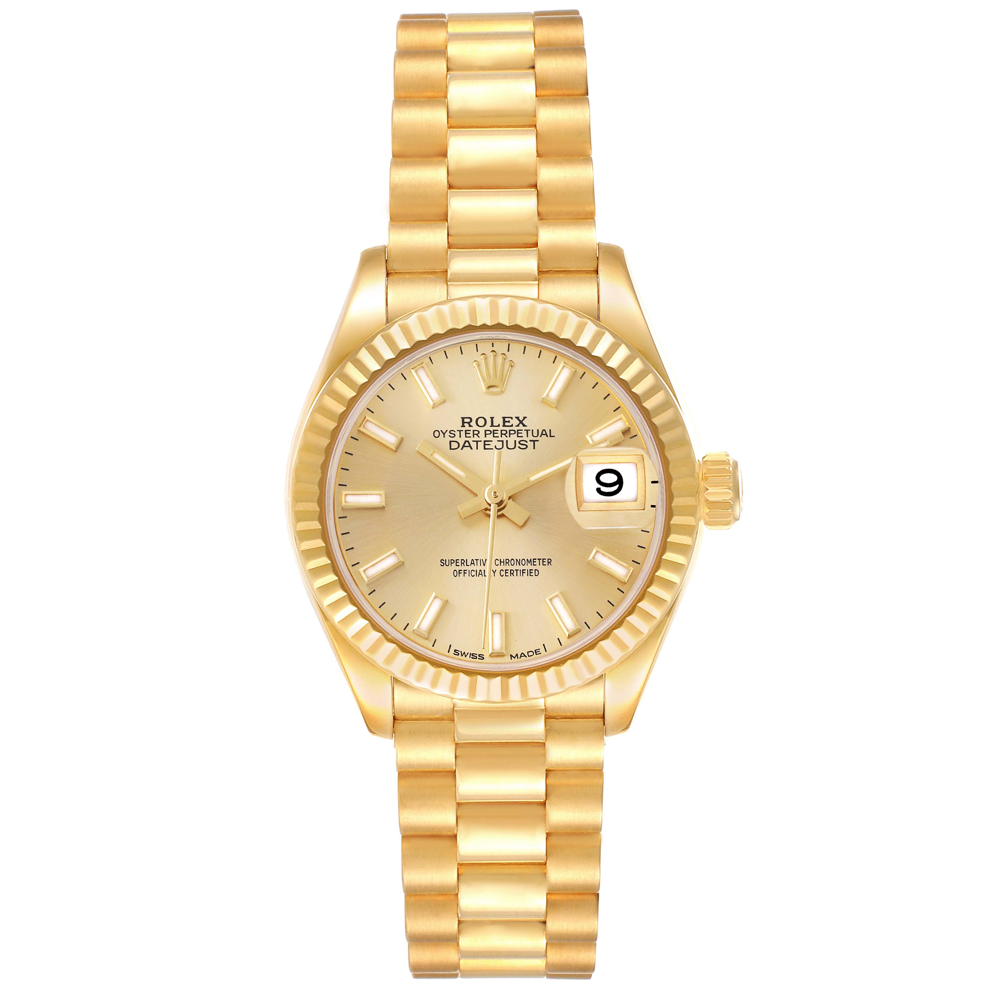 RLX Lady-Datejust 28mm 279178 Champagne Dial