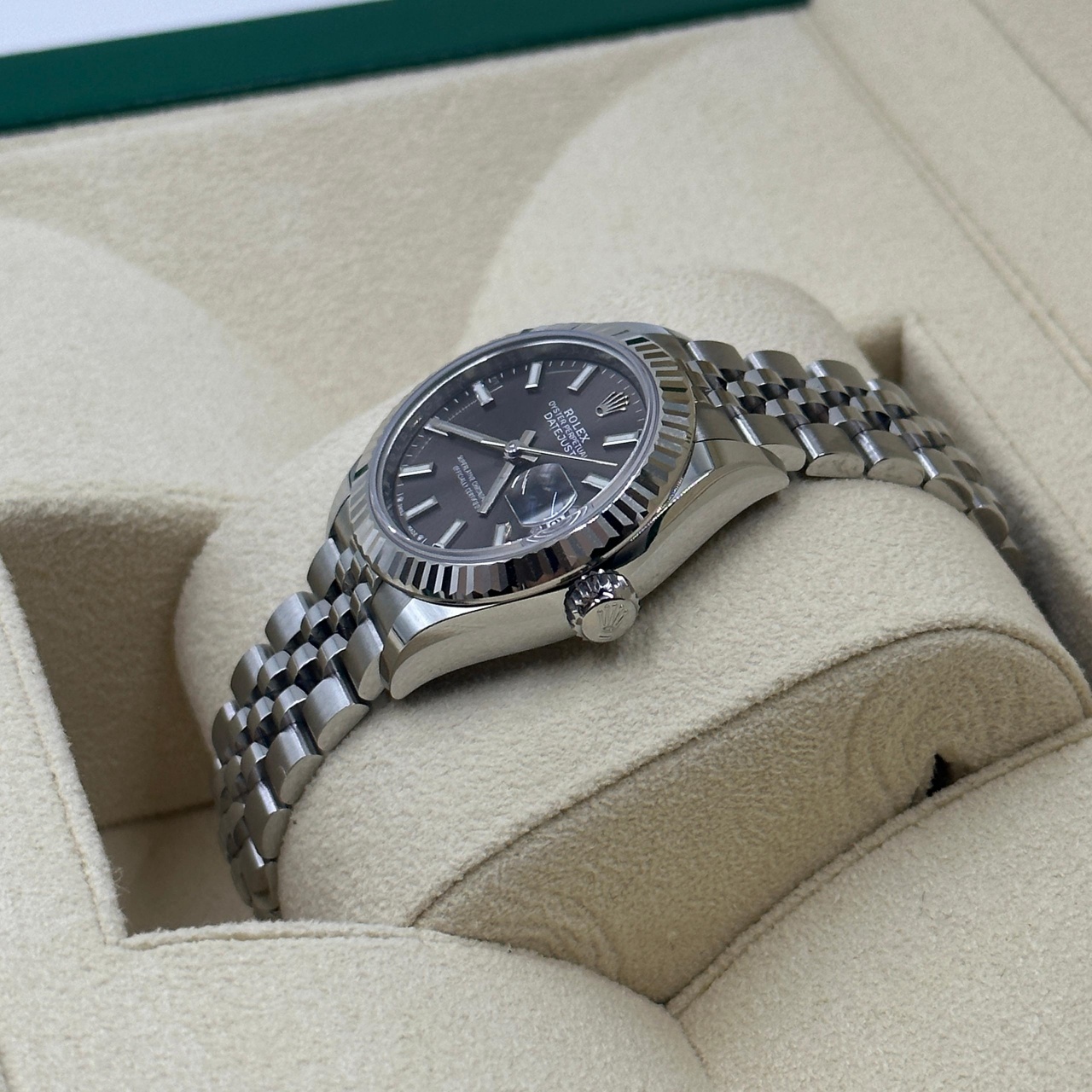 RLX Lady-Datejust 28mm 279174 Dark Grey Dial Oyster Bracelet