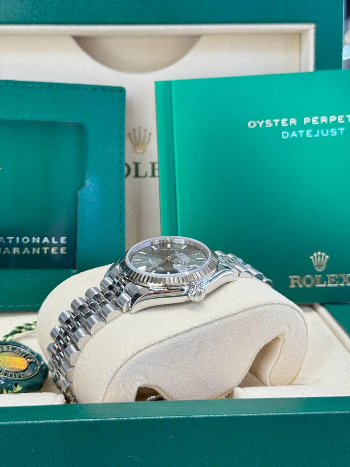 RLX Datejust m278274-0017/0018 Green Dial 31mm Oyster Watch