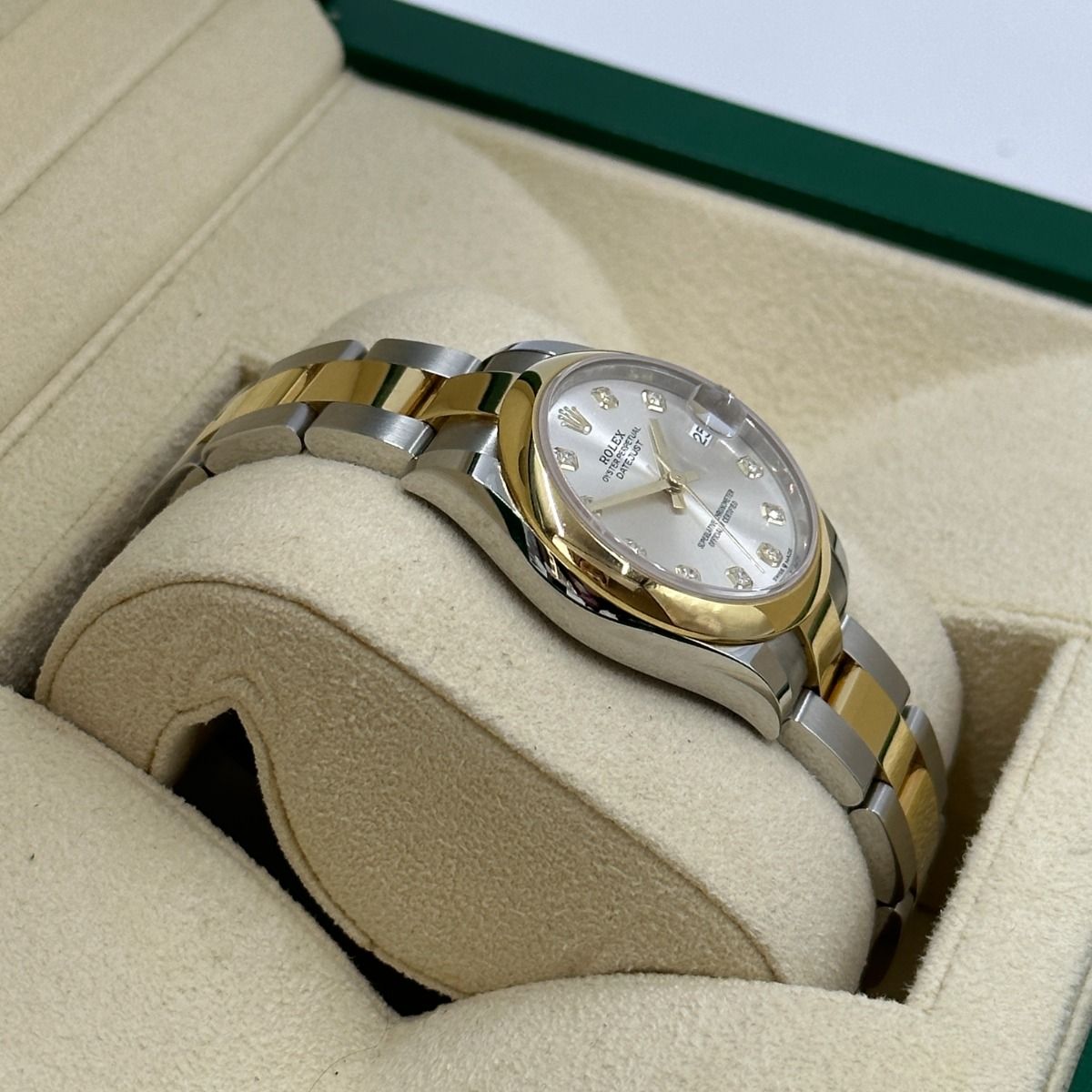 RLX Datejust m278243-0019/0020 31mm Silver Dial Yellow Rolesor Oyster Watch