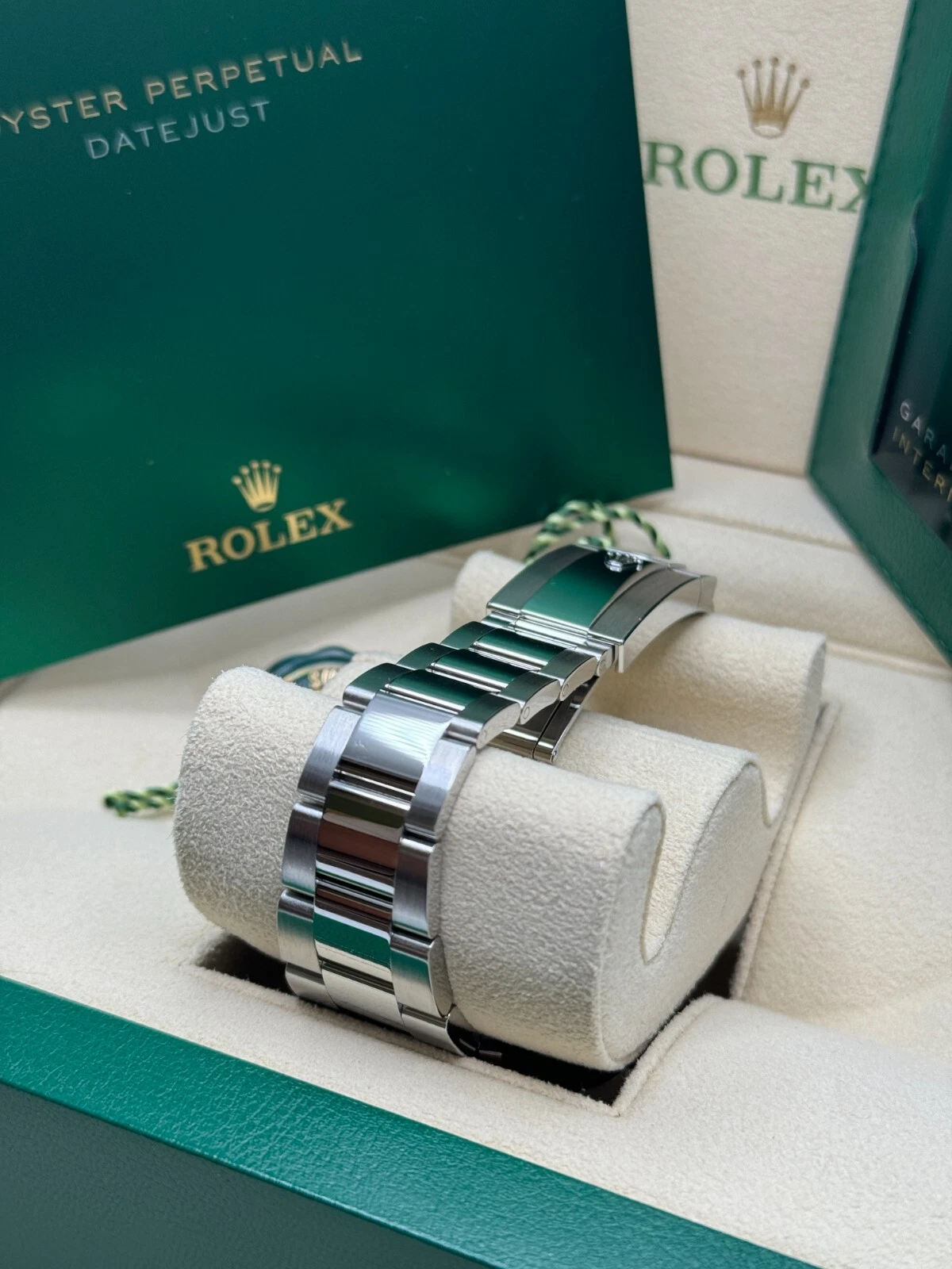 RLX  Datejust 41mm 126334 Black Diamond Oyster Stainless Steel Mens Watch