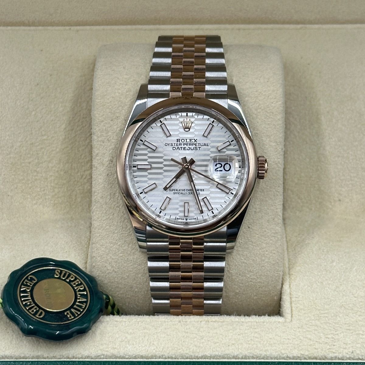 RLX  Datejust 36mm 126201 Silver Dial Oyster Bracelet Watch