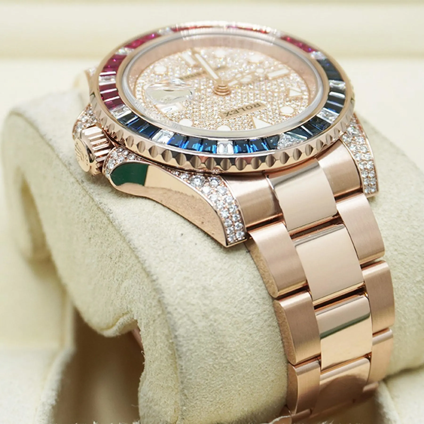 RLX GMT-Master II 40mm 126755SARU-PAVE