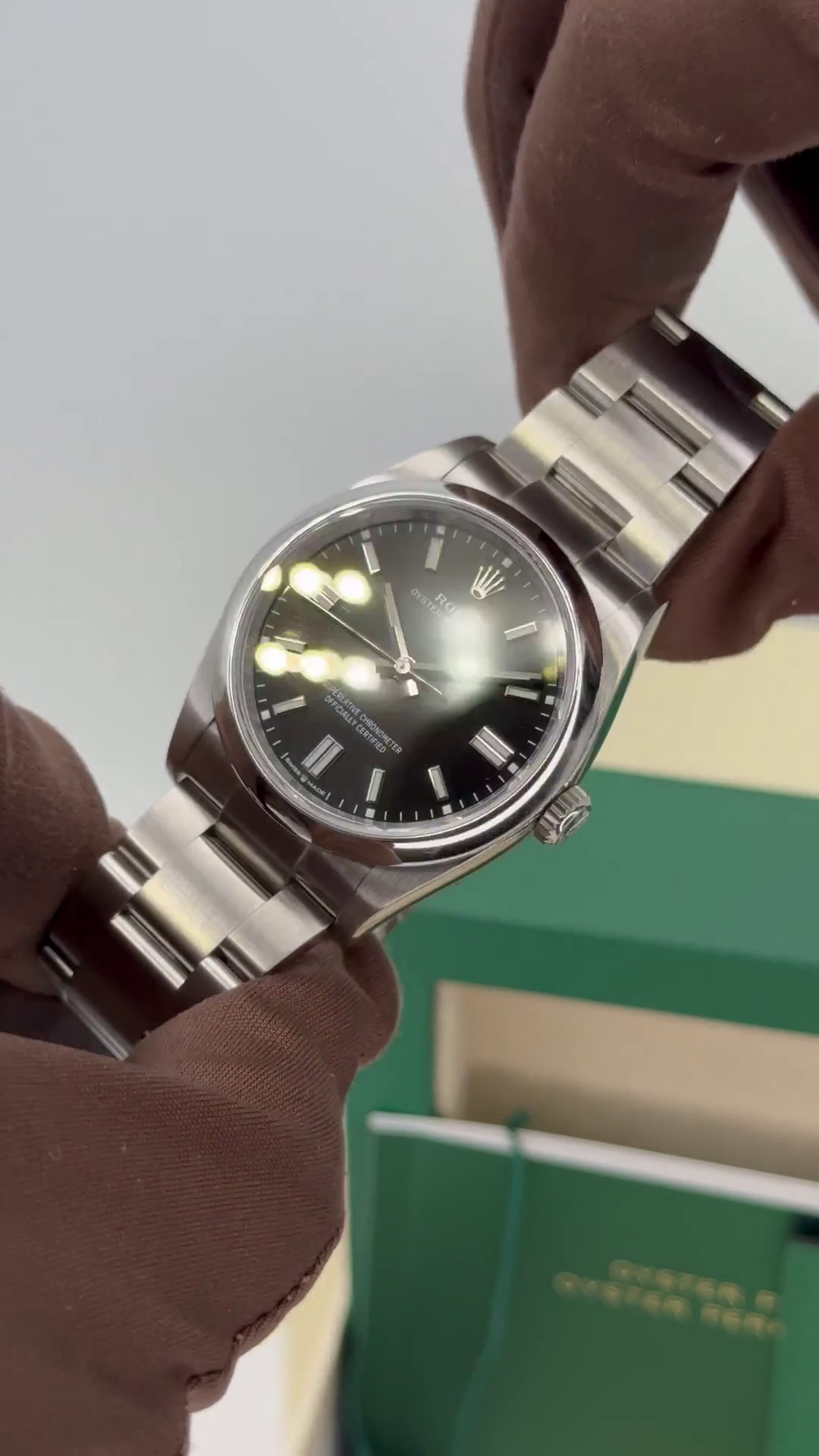 RLX Oyster Perpetual 36mm 126000-0014 Black Dial Oyster Stainless Steel Bracelet