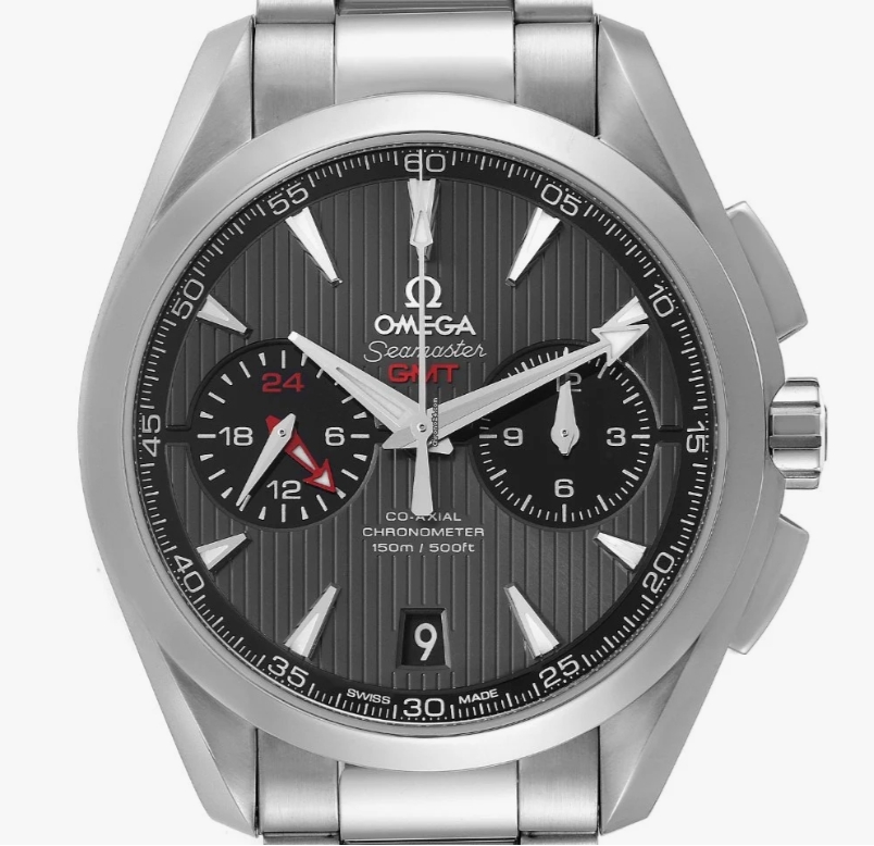 Omega Aqua Terra 150m Co-Axial GMT Chronograph Watch 231.10.43.52.06.001