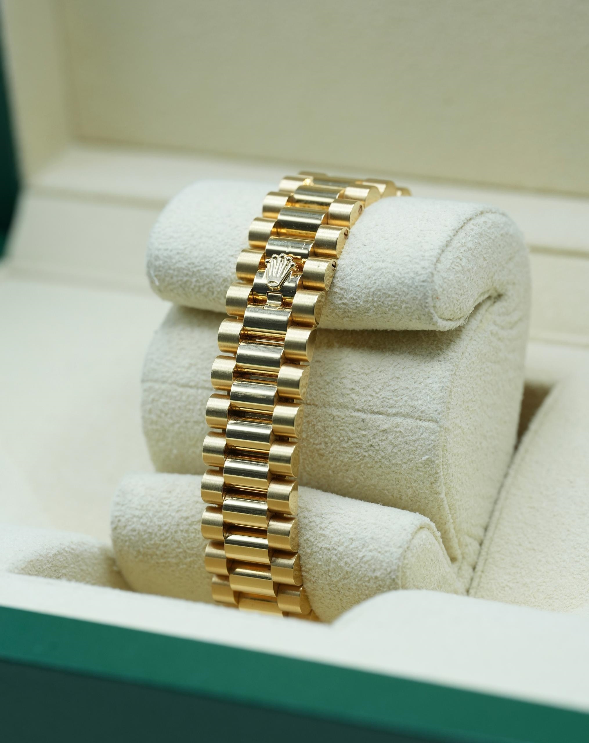 RLX Datejust m278278-0011 Olive Green 31mm Dial President Bracelet Watch