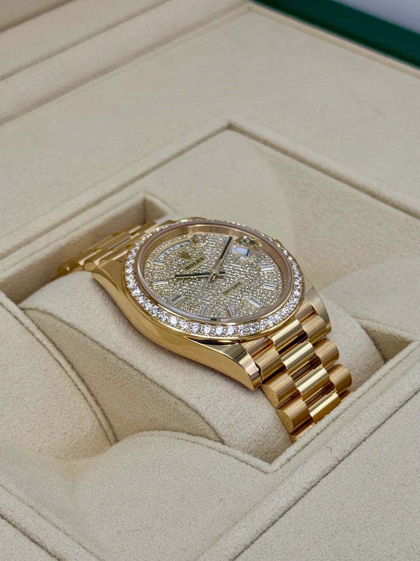 RLX Day-Date 40mm Diamond Dial Watch 228348RBR-0037