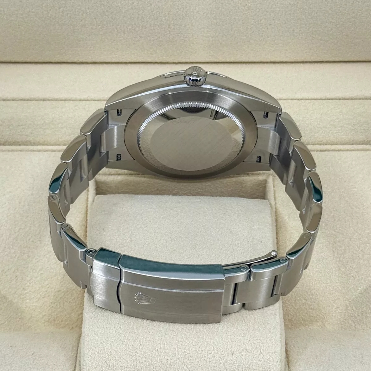 RLX Oyster Perpetual 41mm 124300-0003 Oyster Perpetual Stainless Steel Blue Index Dial Watch