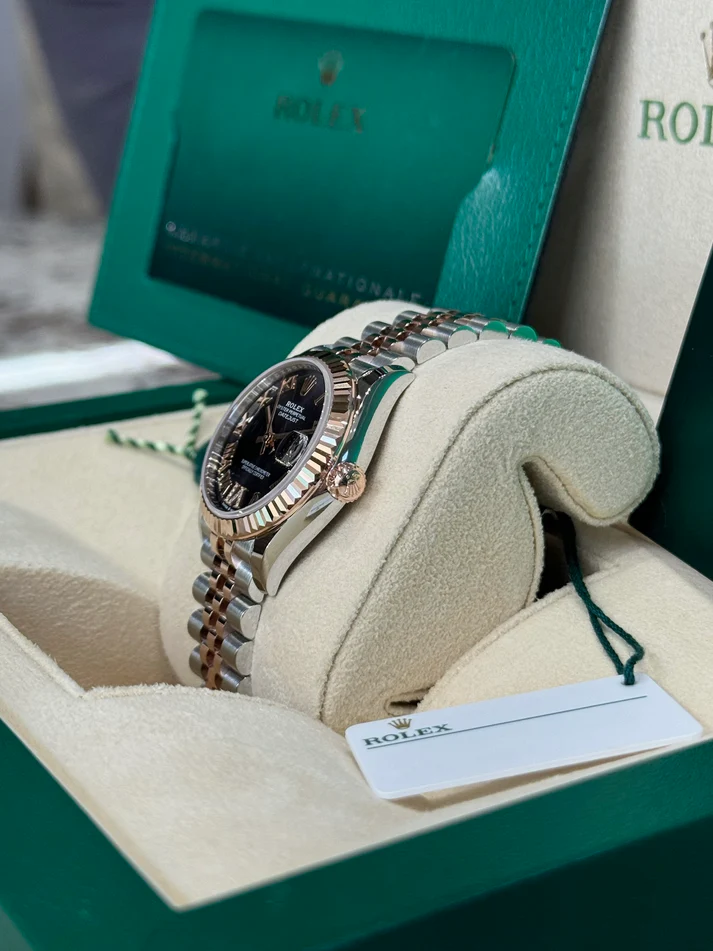 RLX Datejust m278271-0019/0020 Aubergine 31mm Dial Oyster Bracelet Watch