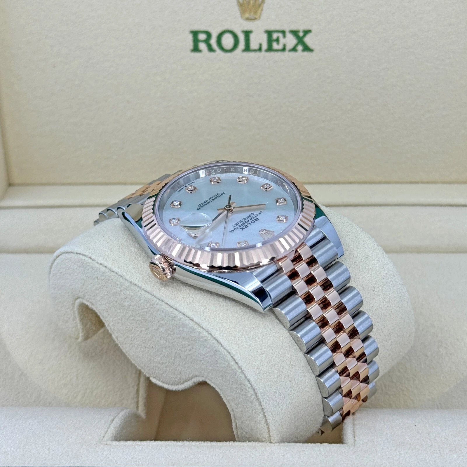 RLX Datejust 41mm 126331 MOP Diamond Jubilee Steel and Rose Gold Watch