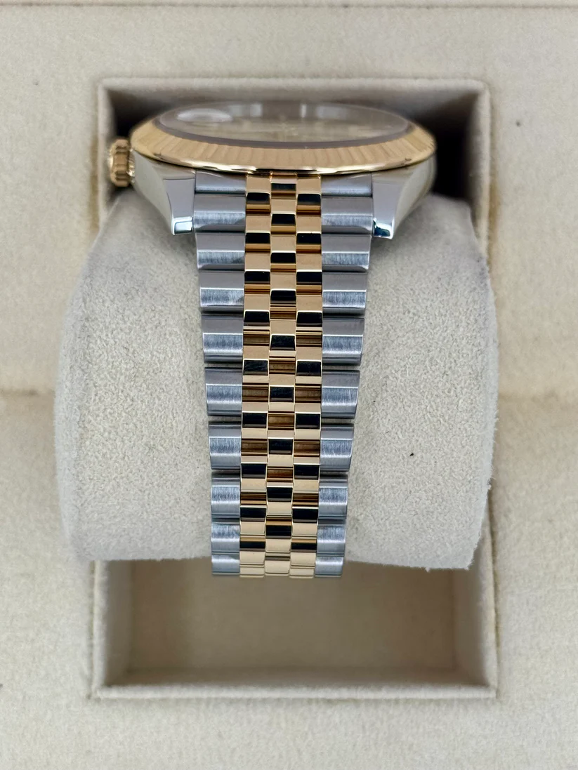 RLX  Datejust 41mm Swiss Replica Watch | Two Tone Jubilee Bracele Champagne Fluted Dial Ref 126333