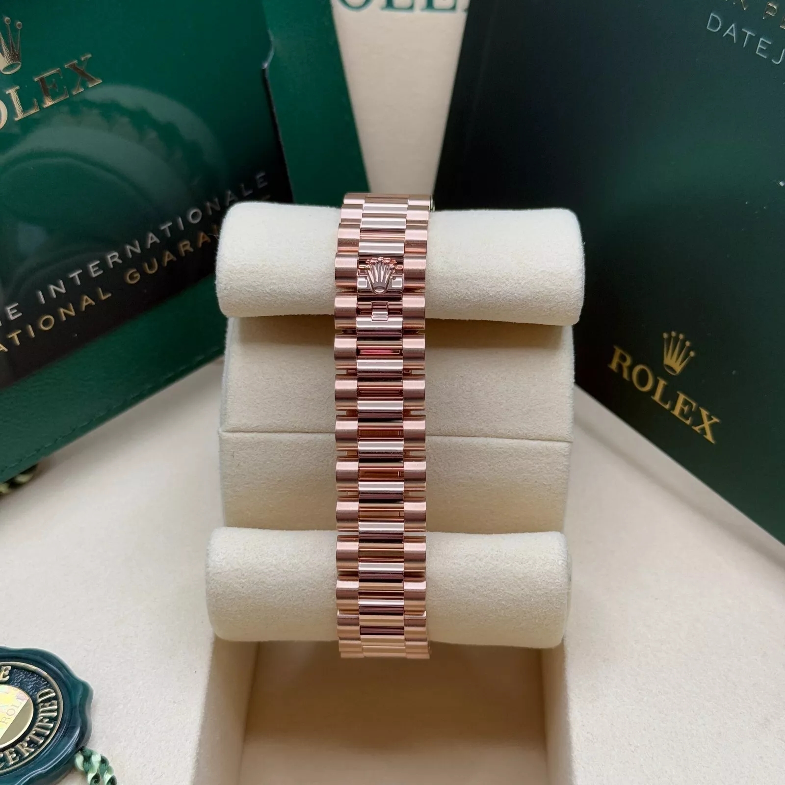 RLX Lady-Datejust 28mm 279175 Mother-of-Pearl Dial President Everose Gold