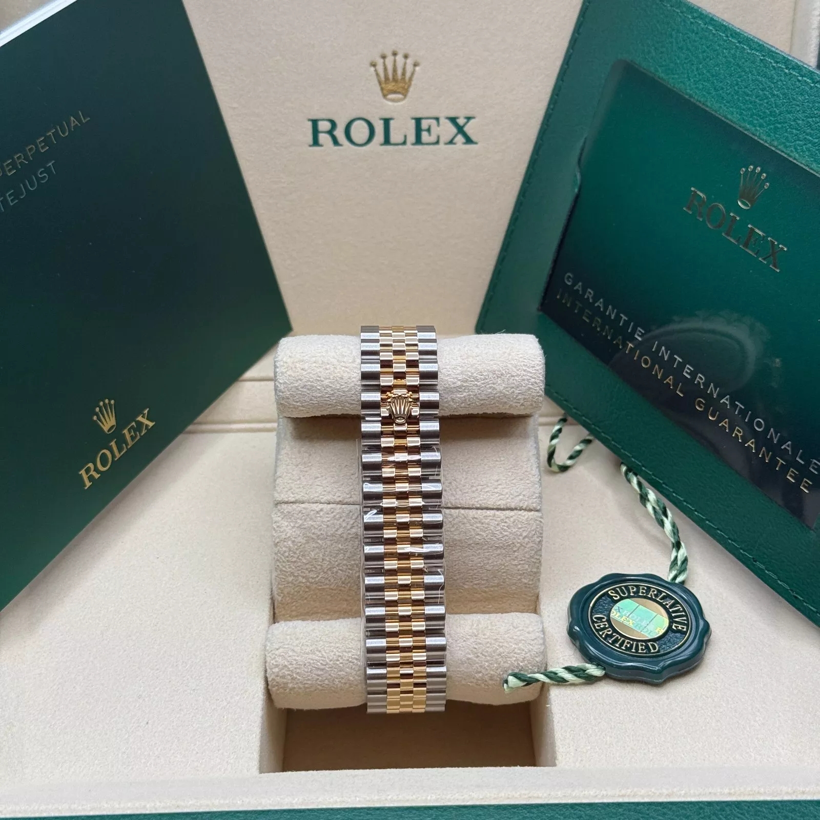 RLX Datejust m278273-0017/0018 31mm Dark Grey Dial Stainless Steel and Yellow Gold Oyster Watch