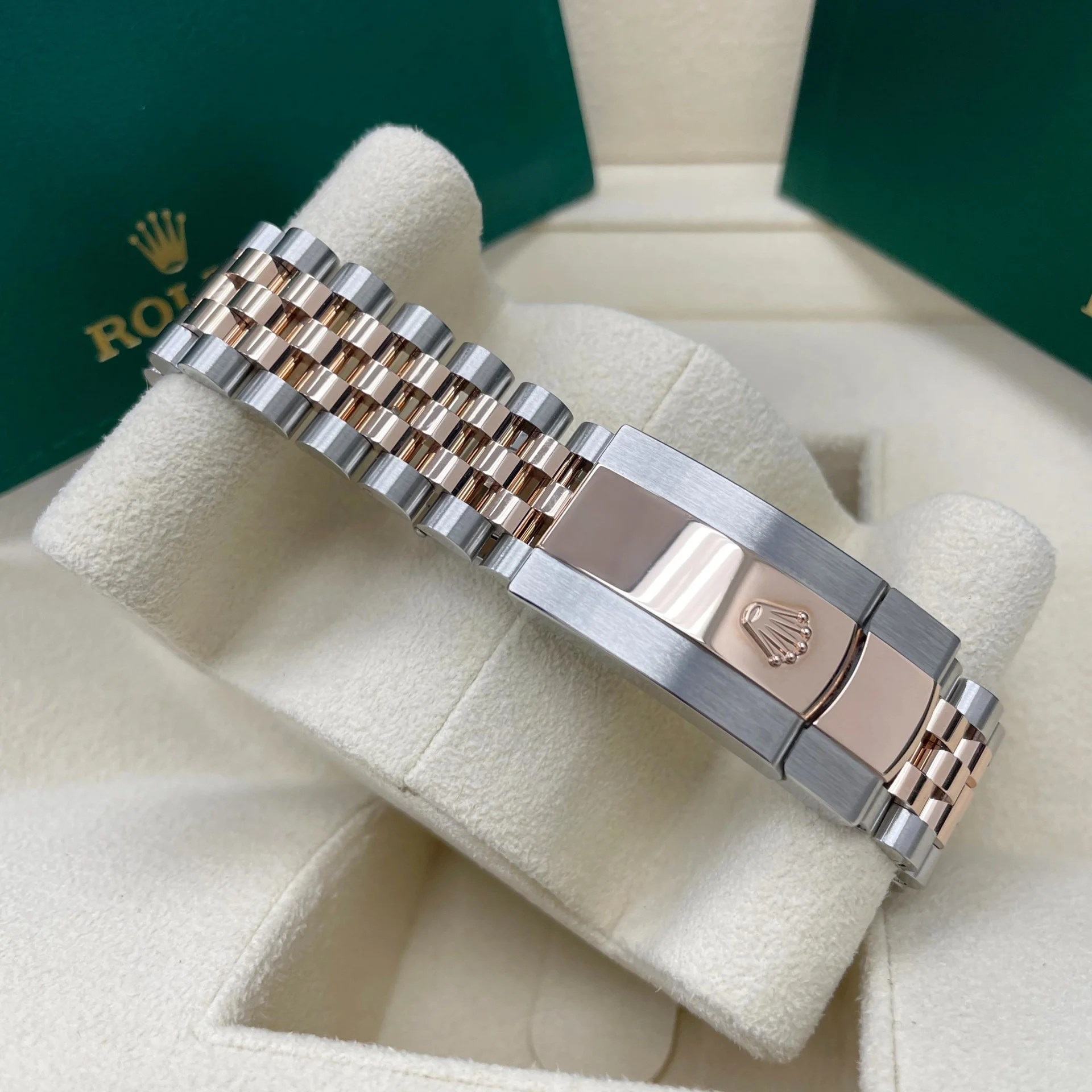 RLX Datejust 41mm 126331 Sundust Index Oyster Steel and Everose Gold Watch