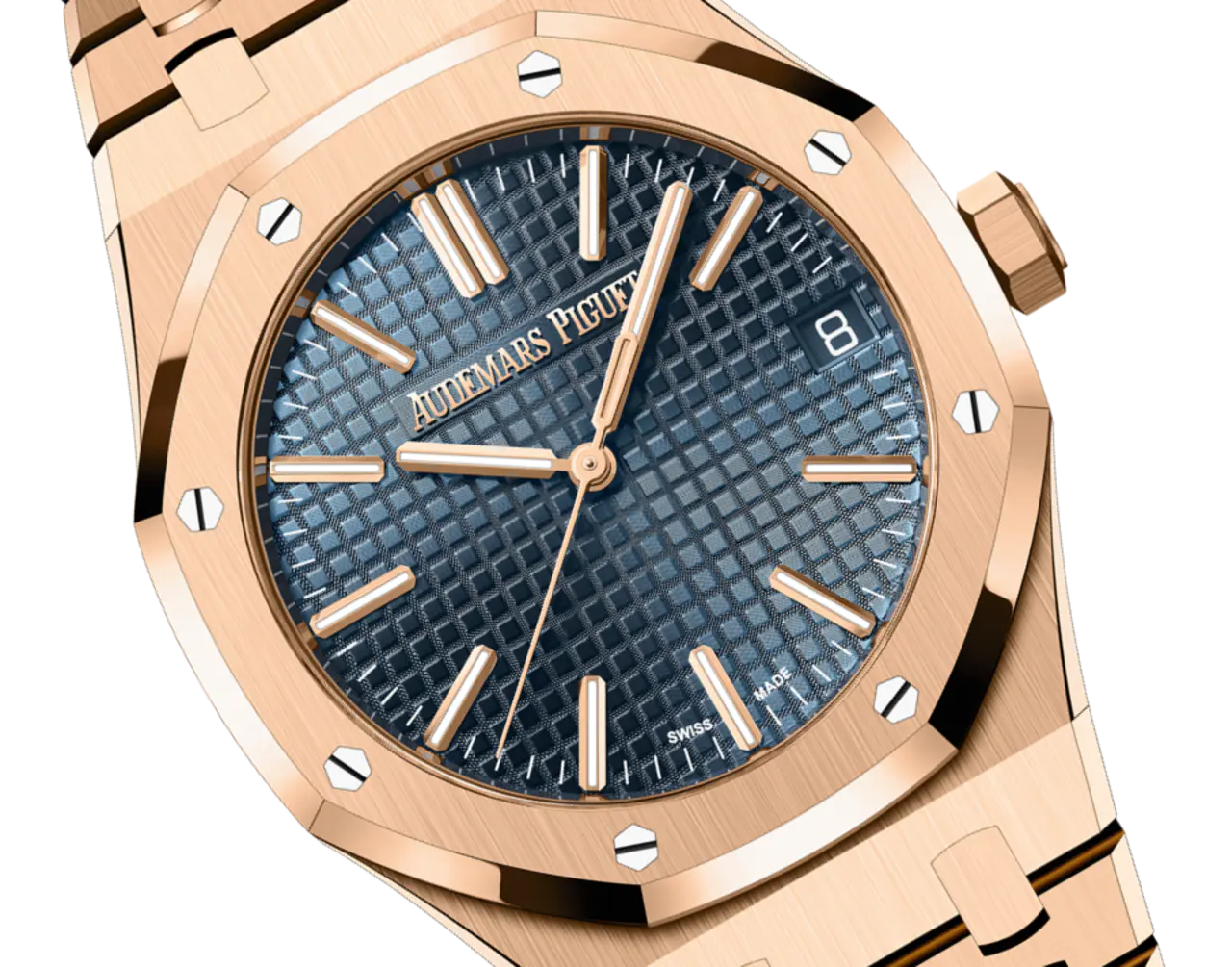 A&P ROYAL OAK Pink Gold “Night Blue Cloud 50” Dial 41mm