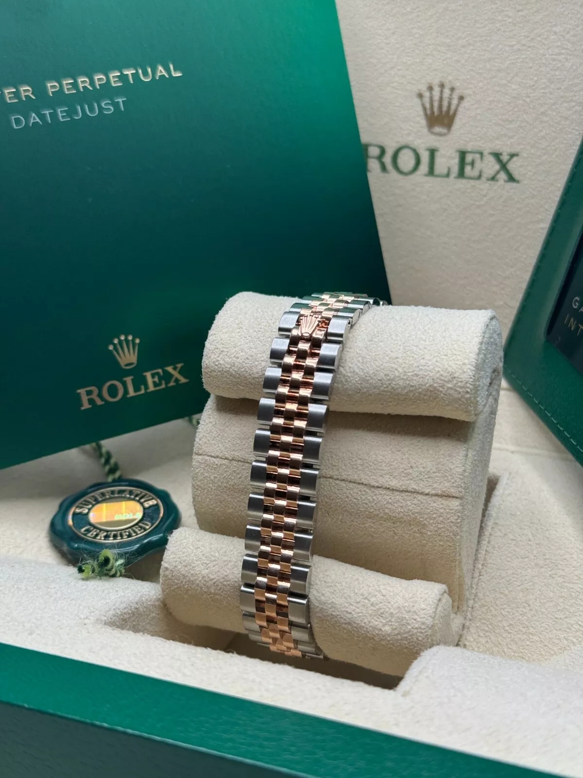 RLX Lady-Datejust 28mm 279381RBR Mother-of-Pearl Diamond Dial Oyster Bracelet