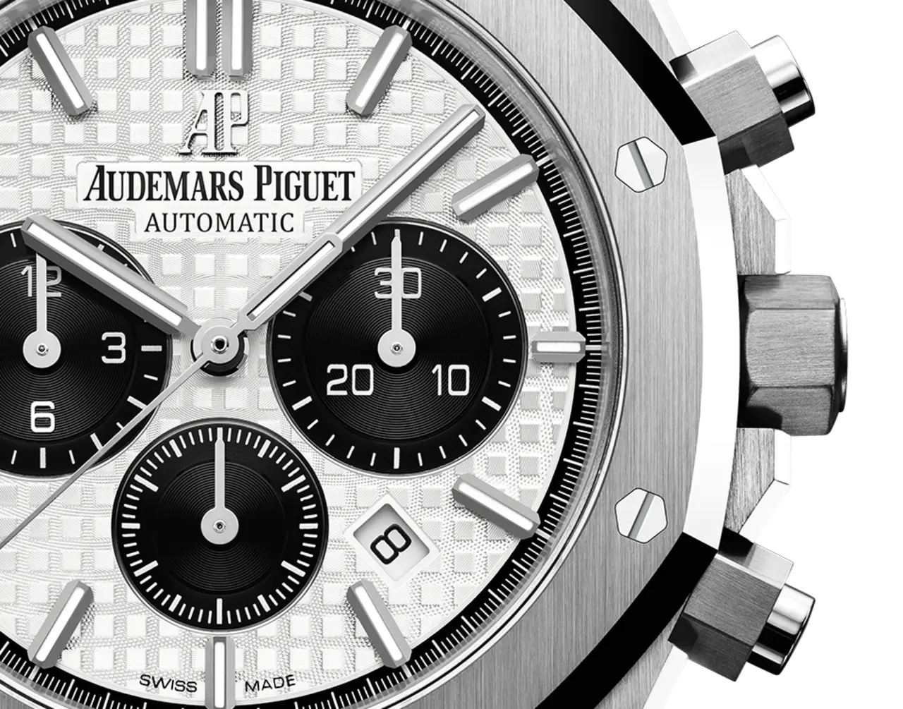 A&P ROYAL OAK PANDA White Dial CHRONOGRAPH 41mm