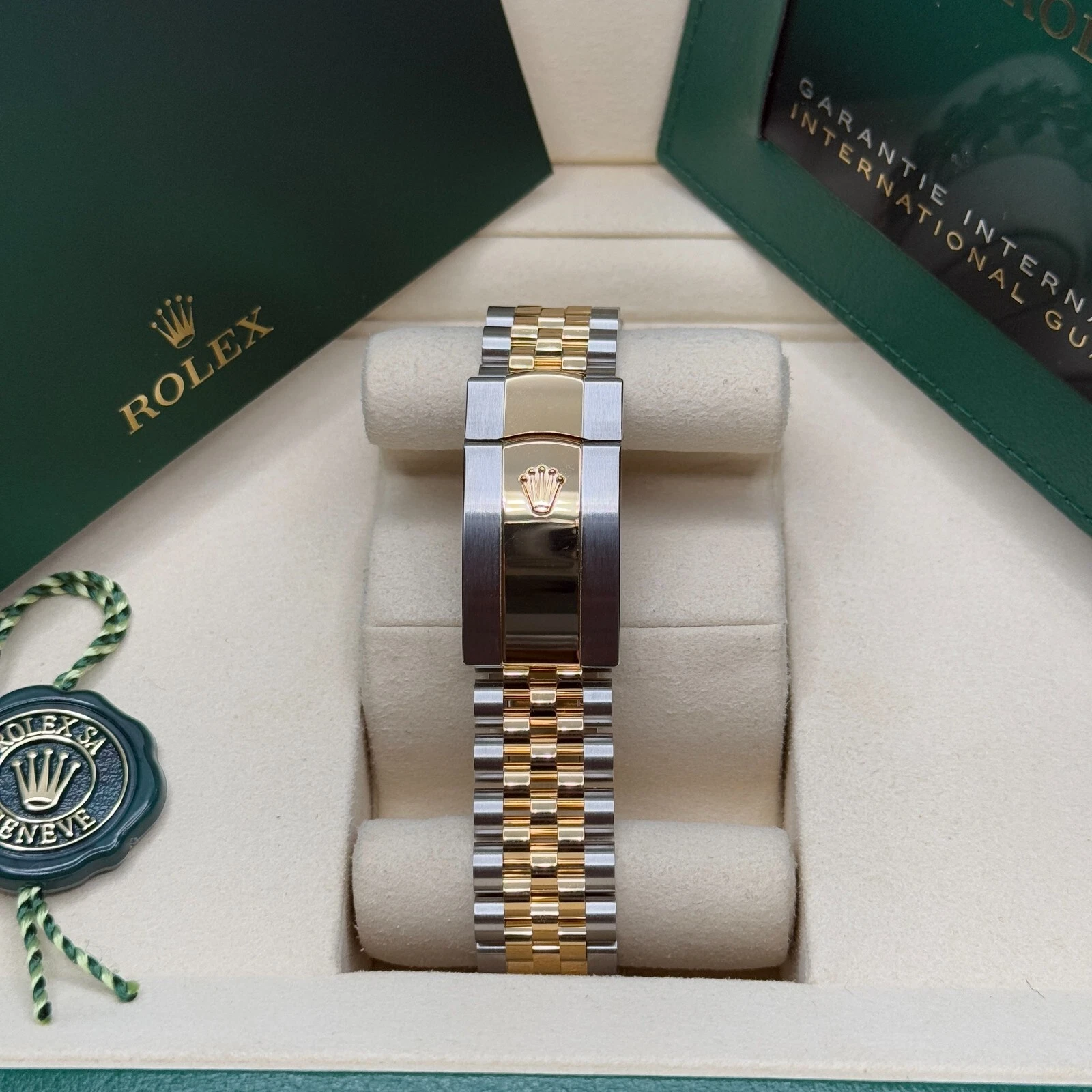 RLX  Datejust 41mm 126333 Silver Index Oyster Steel and Yellow Gold Mens Watch