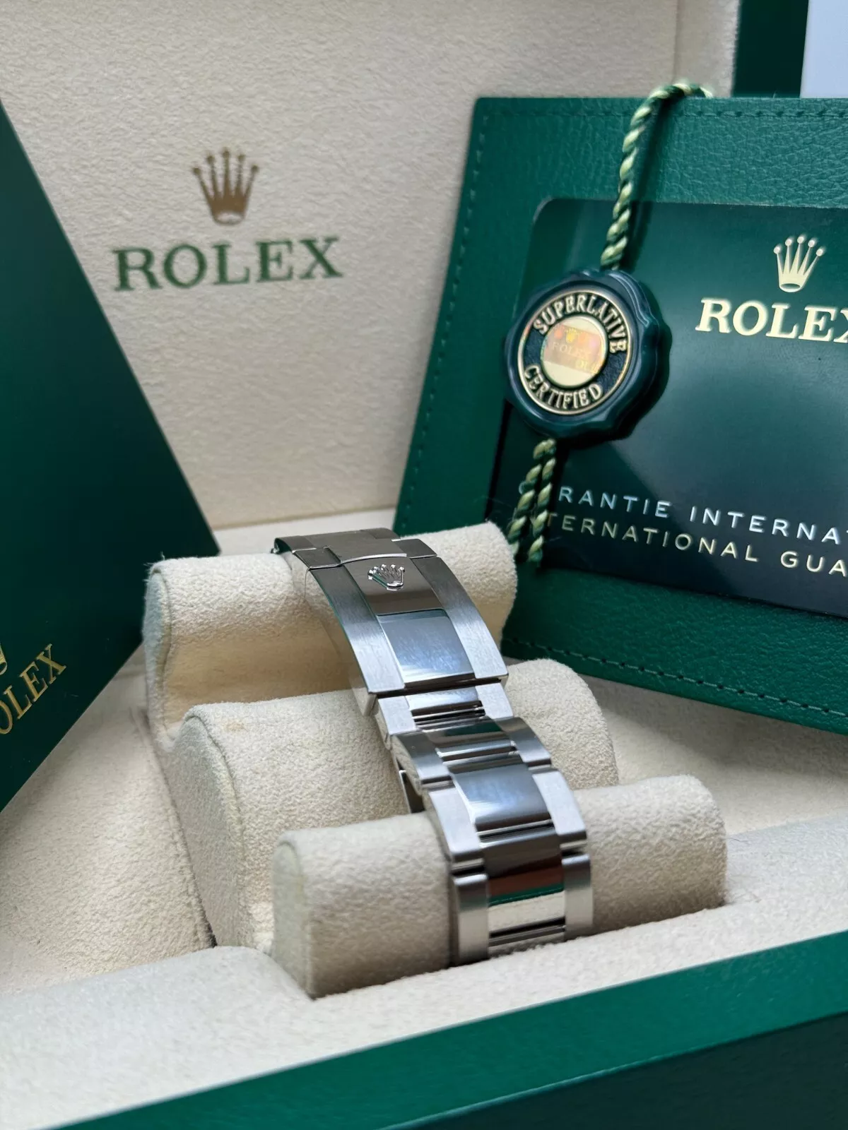 RLX  Datejust 41mm 126334 Mint Green Fluted Motif Dial Oyster Bracelet