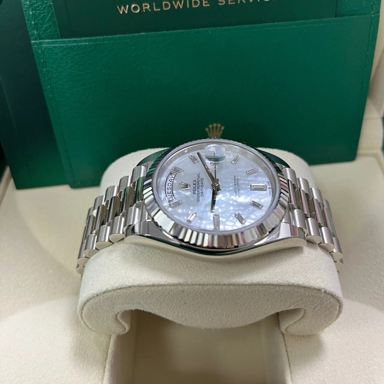RLX  Day-Date 228236-0026 Mother Of Pearl Diamonds Dial