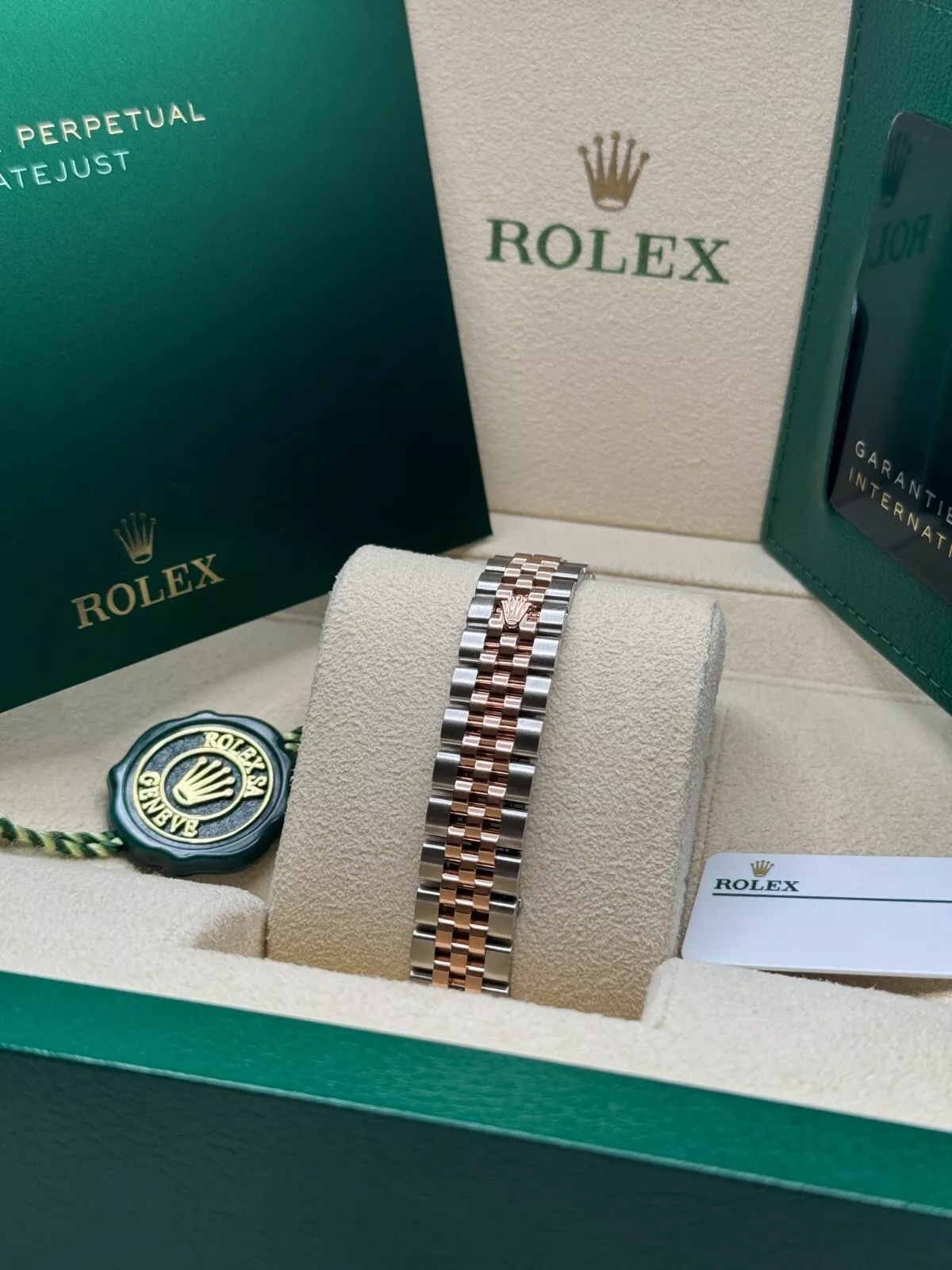 RLX Lady-Datejust 28mm 279381RBR Chocolate Diamond Dial Oyster Bracelet