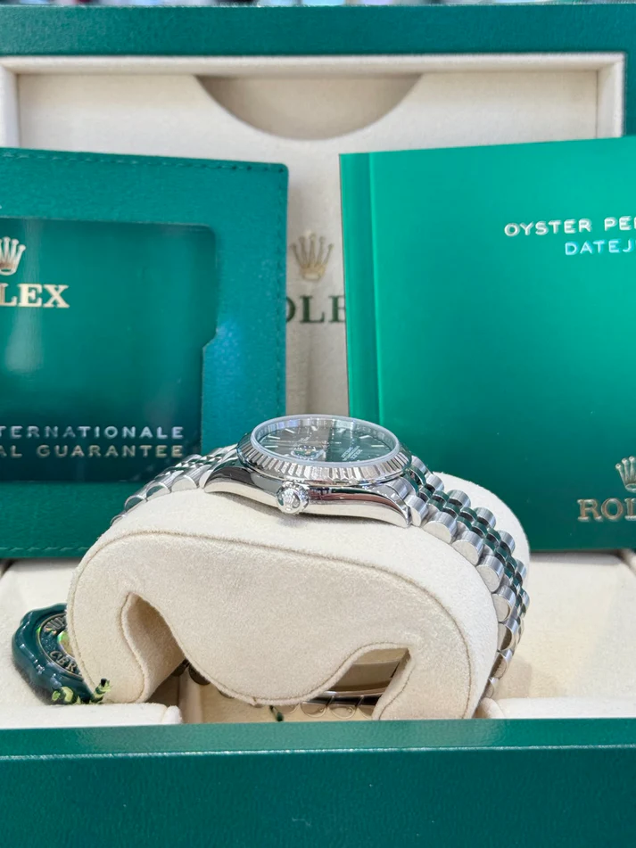 RLX Datejust m278274-0017/0018 Green Dial 31mm Oyster Watch