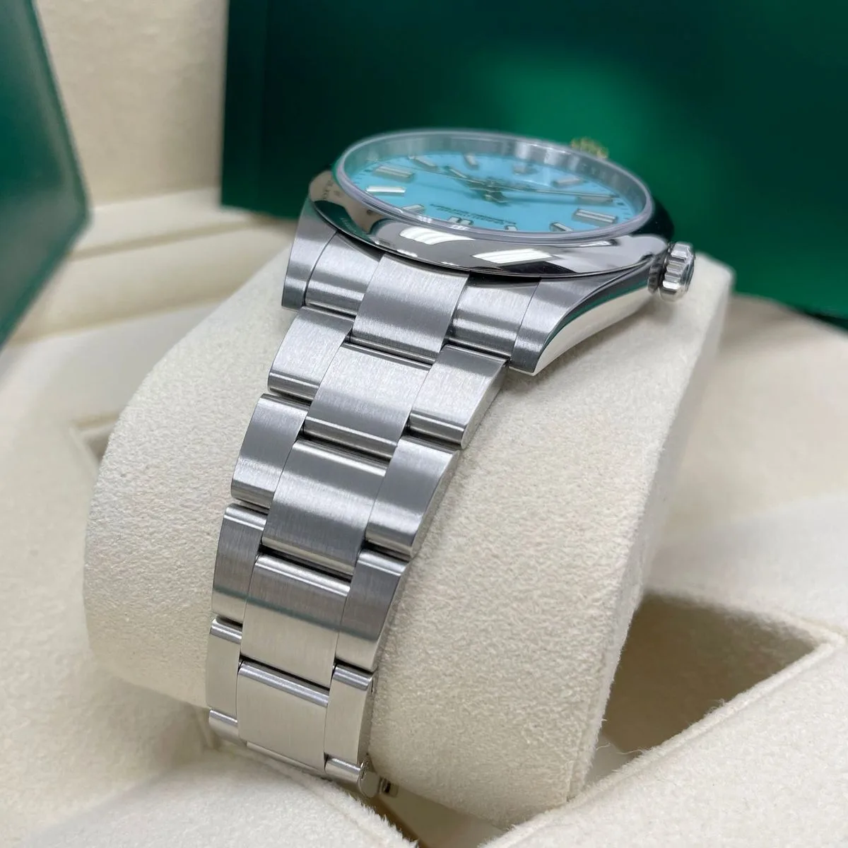 RLX Oyster Perpetual 36mm 126000-0006 Tiffany Blue Turquoise Dial