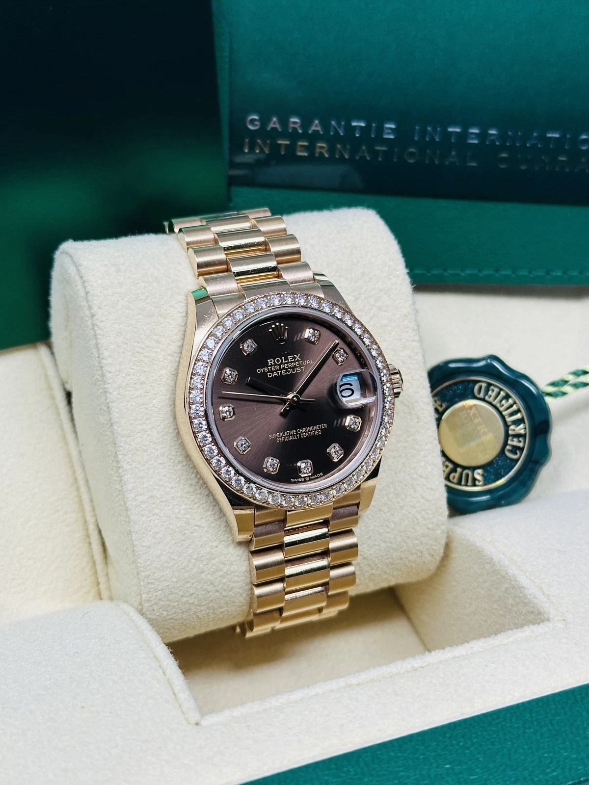 RLX Datejust m278285RBR-0006 Chocolate Dial 31mm