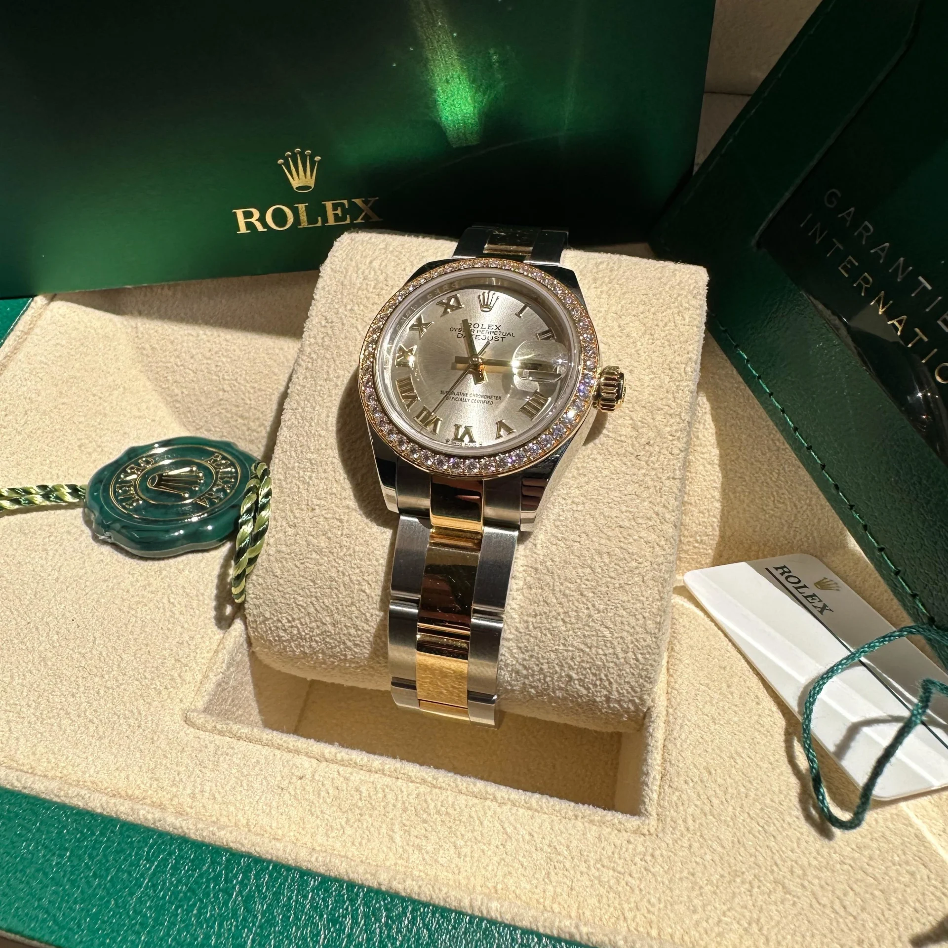 RLX Datejust m278383RBR-0003/0004 31mm Silver Dial Oyster Bracelet