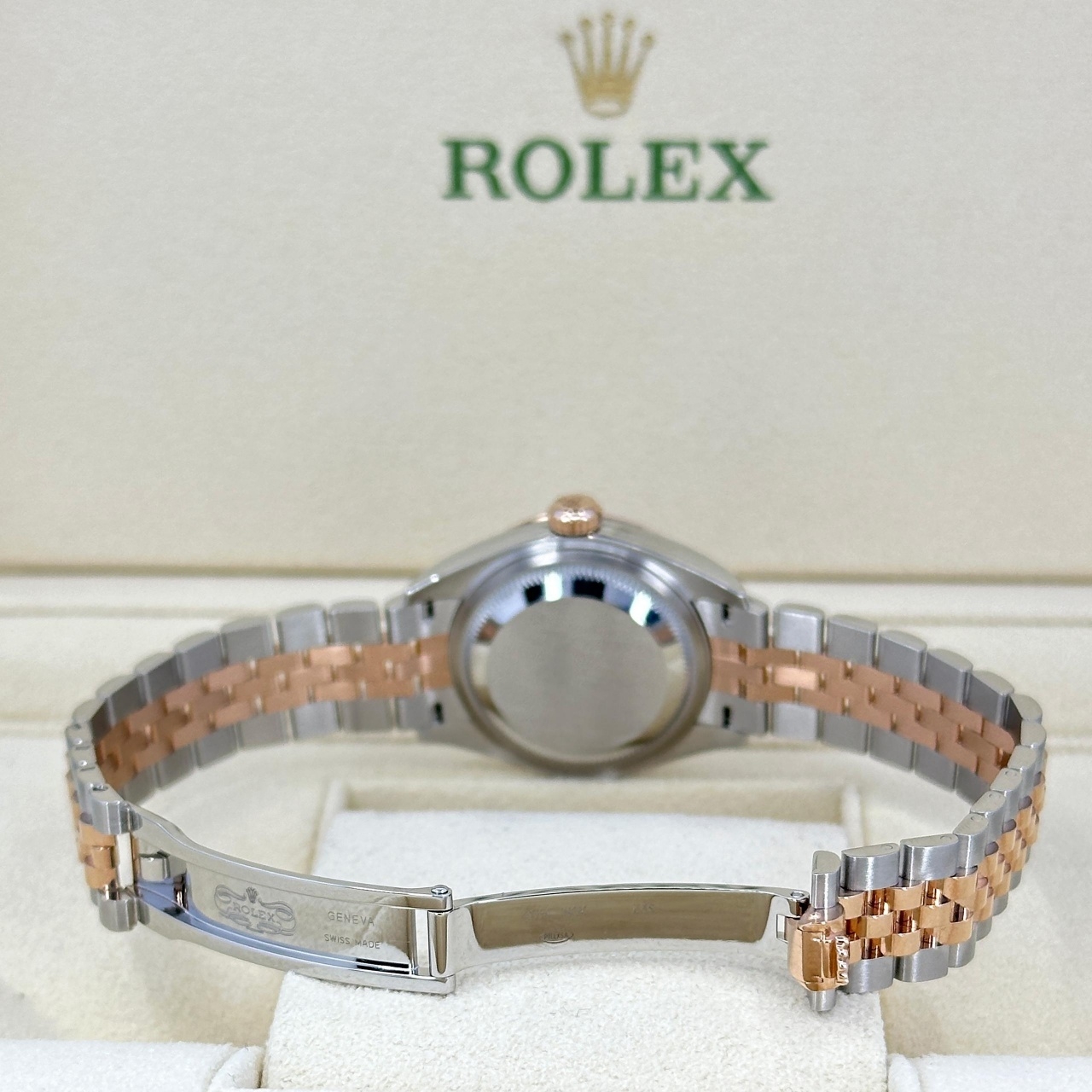 RLX Lady-Datejust 28mm 279171 Chocolate Roman Oyster Stainless Steel and Rose Gold