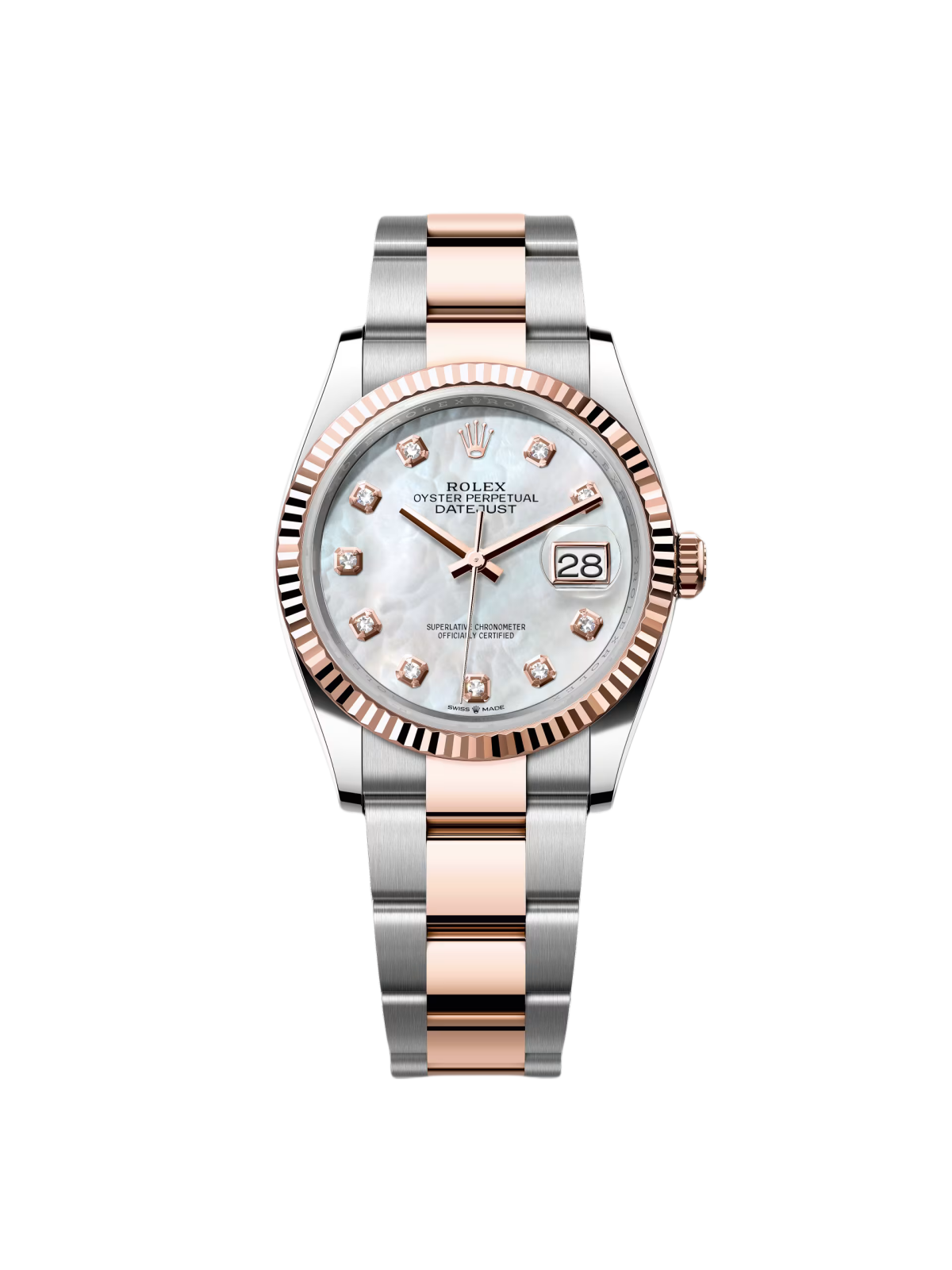 RLX  Datejust 36mm 126231 Mother-of-Pearl Dial Jubilee Bracelet