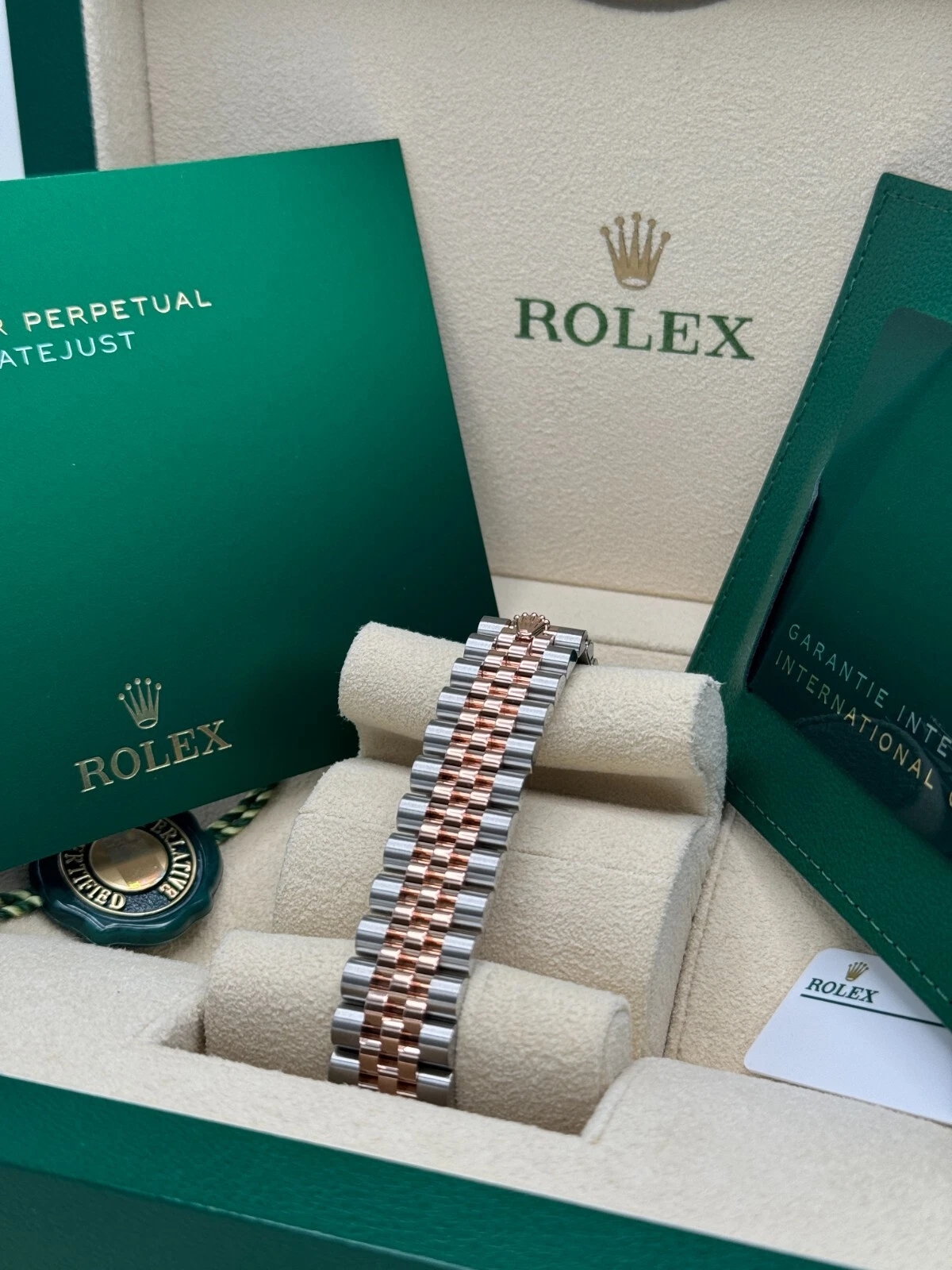 RLX Lady-Datejust 28mm 279171 Chocolate Diamond Oyster Stainless Steel and Rose Gold