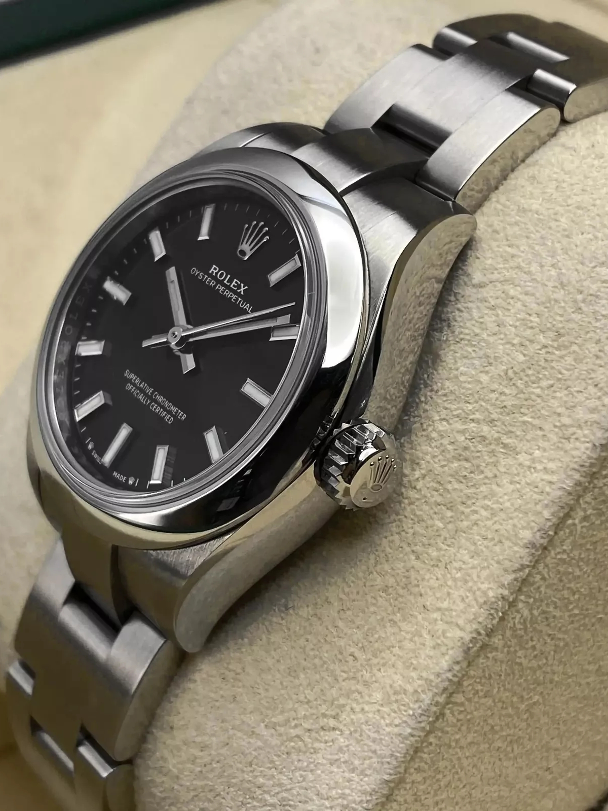 RLX Oyster Perpetual 28mm 276200-0010 Black Dial Oyster Bracelet Watch