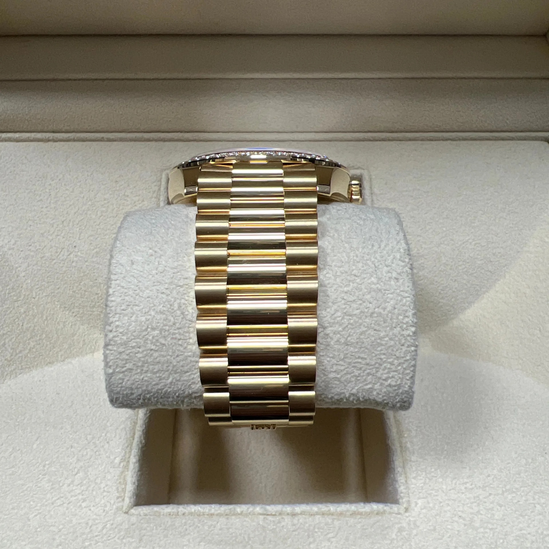 RLX Day-Date 40mm White Mother-of-Pearl Dial President Watch 228348RBR-0046