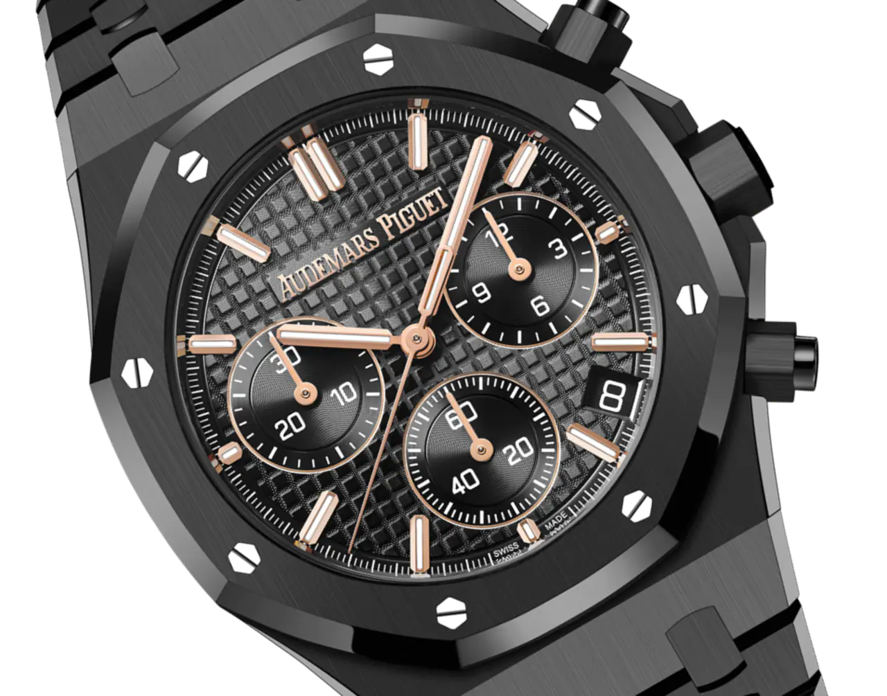 A&P ROYAL OAK Black Ceramic CHRONOGRAPH 41mm