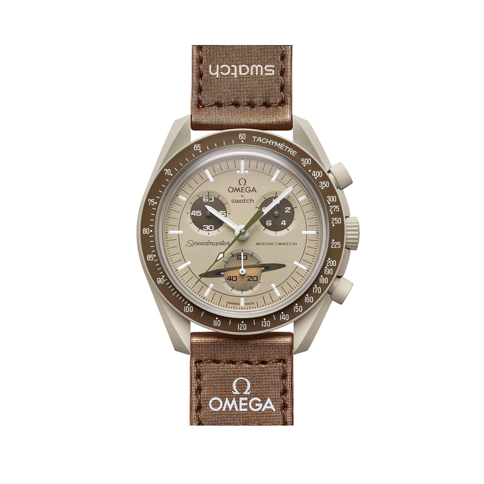 Swatch x Omega SO33T100 Bioceramic Moonswatch Mission to Saturn