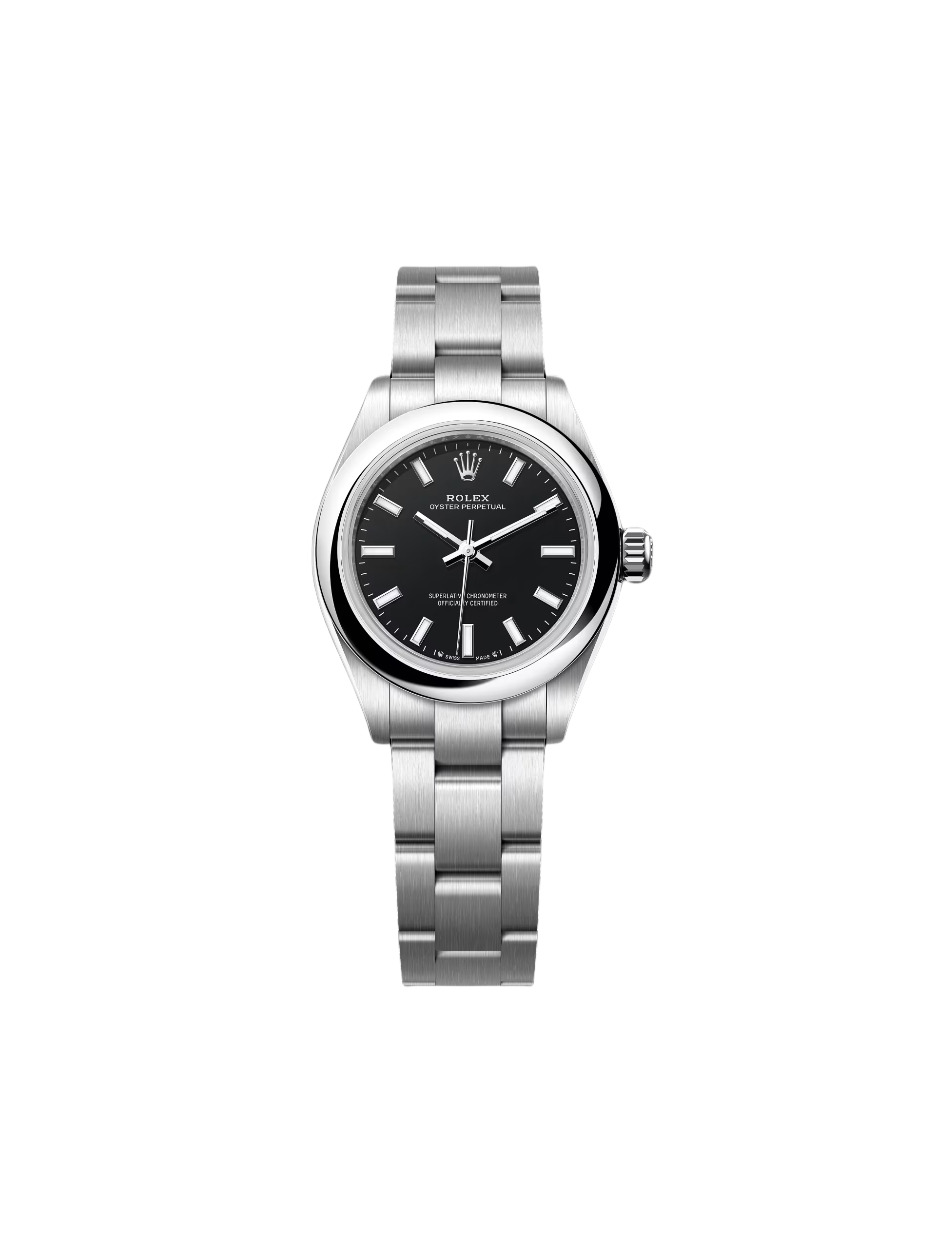 RLX Oyster Perpetual 28mm 276200-0010 Black Dial Oyster Bracelet Watch