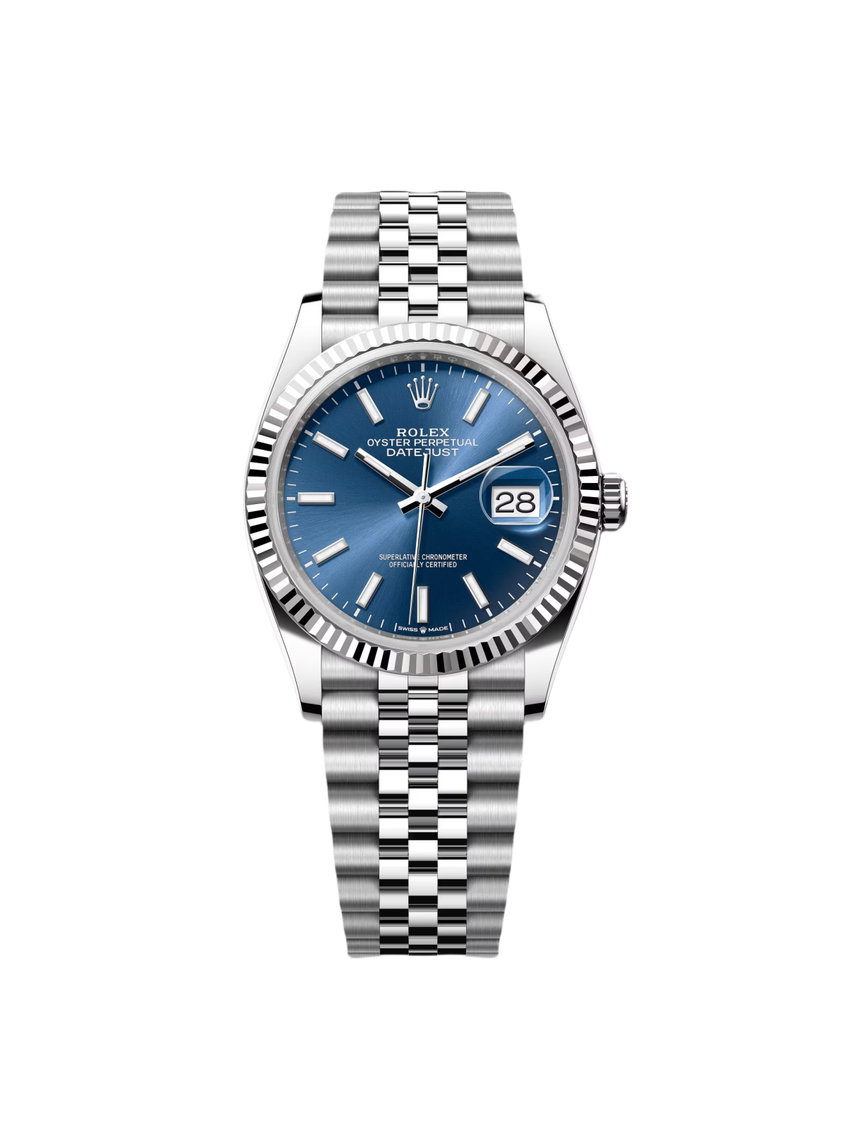 RLX  Datejust 36mm 126234 Blue Index Dial 36mm Oyster Stainless Steel
