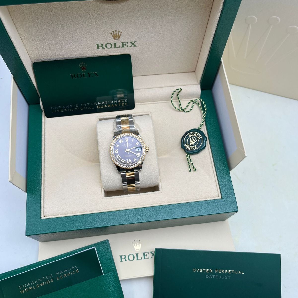 RLX Datejust m278383RBR-0017/0018 31mm Dark Grey Dial Oyster Bracelet