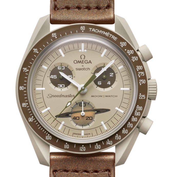 Swatch x Omega SO33T100 Bioceramic Moonswatch Mission to Saturn