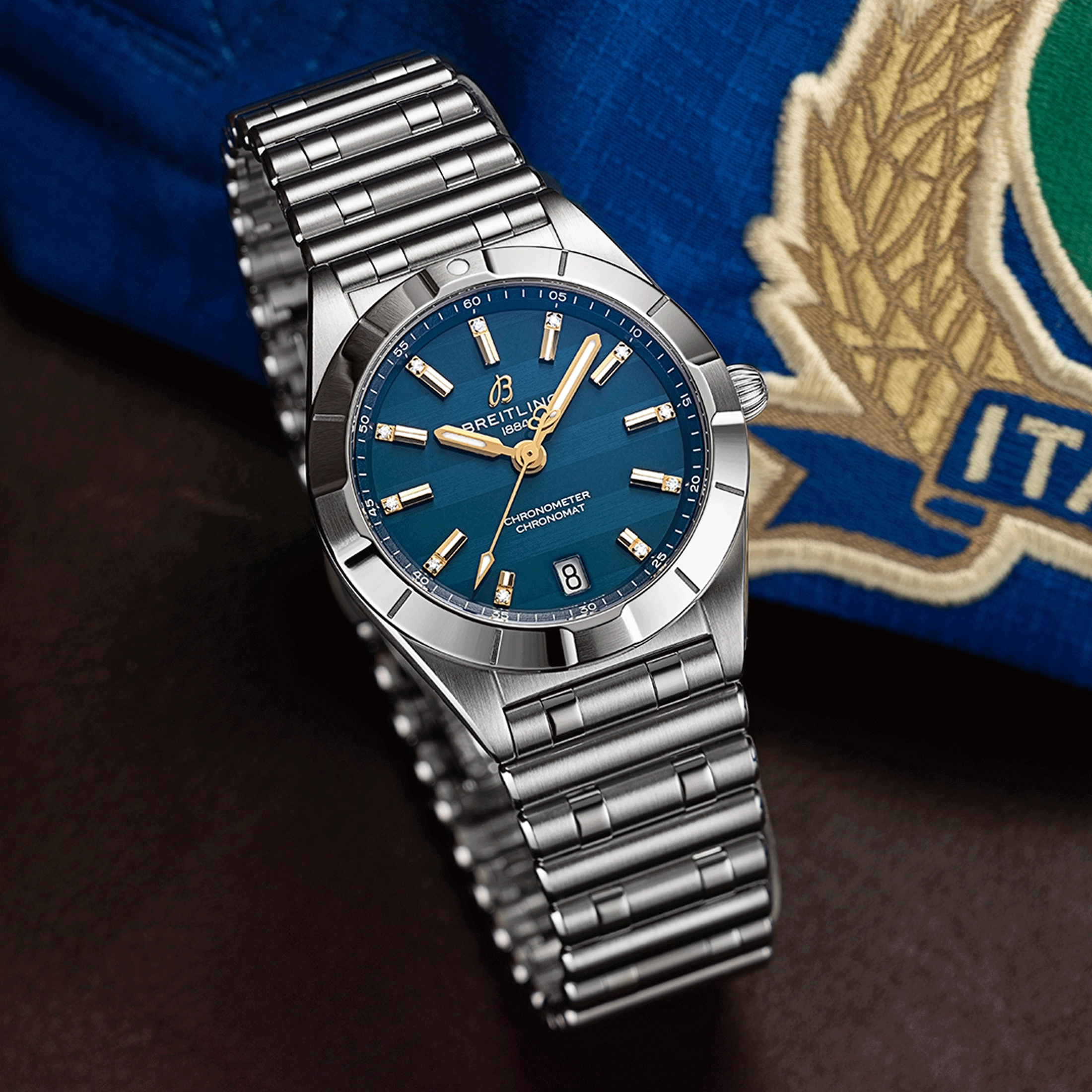 Breitling Chronomat 32mm Six Nations Italy  A773101B1C1A1